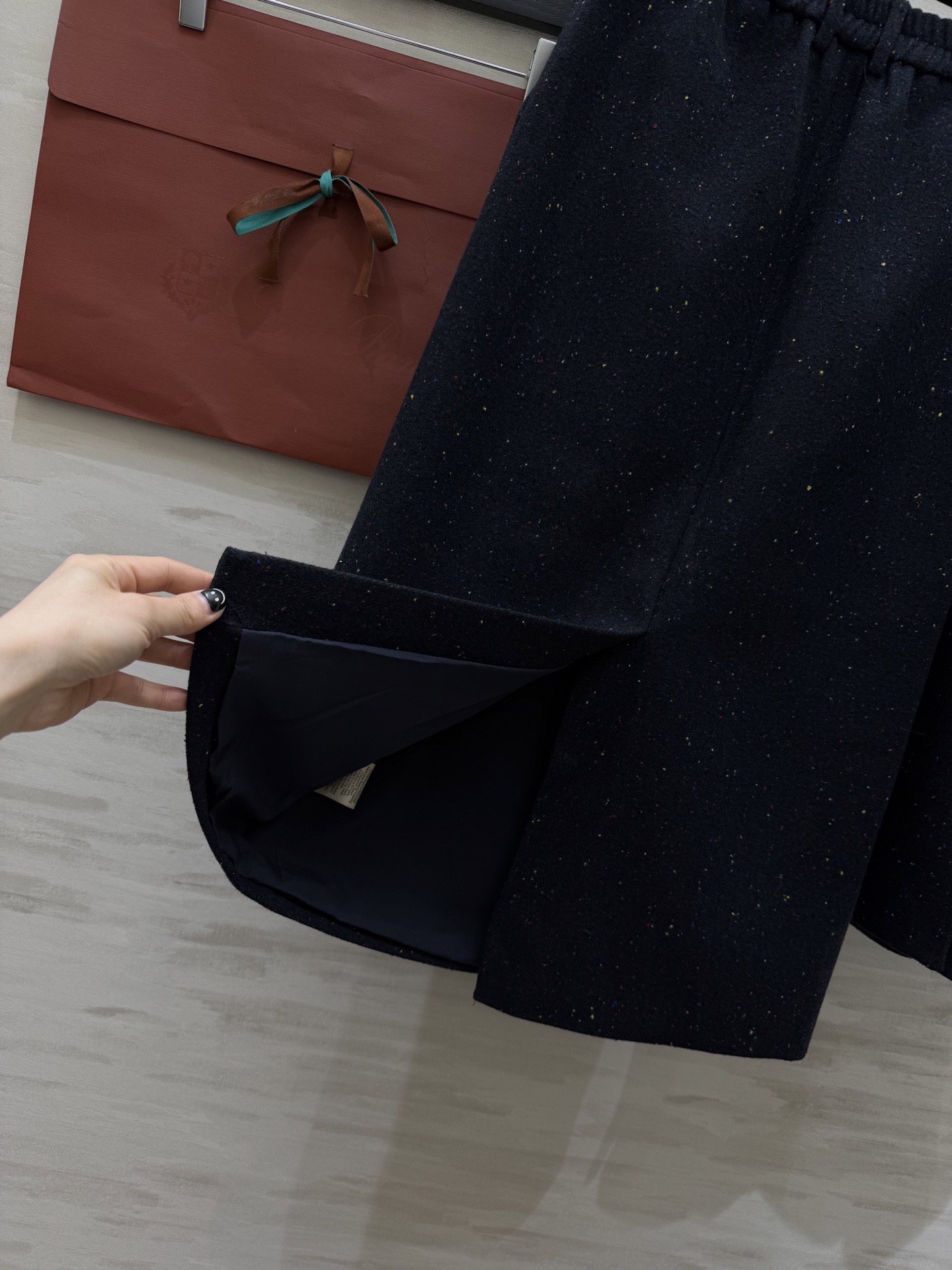 #LoroPian♡²⁶ 彩点羊毛混纺西装套装 复古色调 丰盈质调 彩点面料肌理 经典英式面料中多了一分