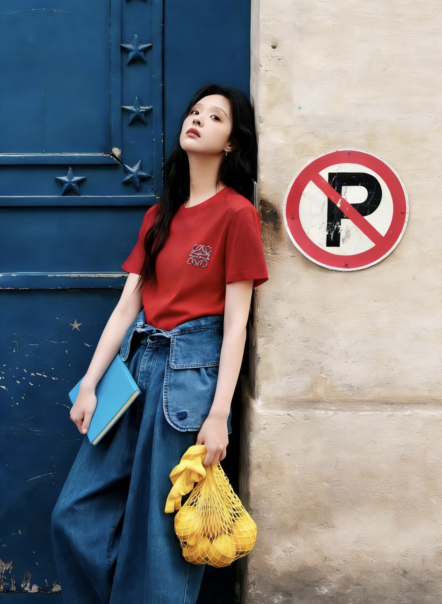 #Loew♡²⁶春夏新款 重工logo钉珠短袖T恤 高品质定制 现货首发size：S/M/L（s码肩宽：