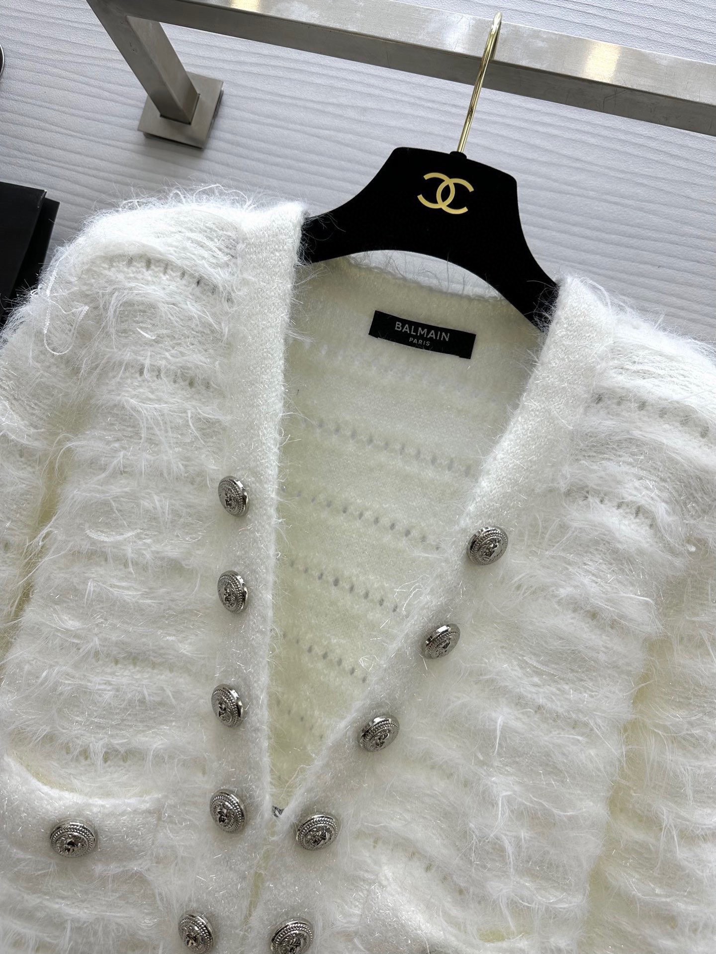 #BALMAI♡ 爆单款 重工编制名媛风外套 流苏感定制面料奢华精致 门襟定制金属扣细节感满满 合身剪裁