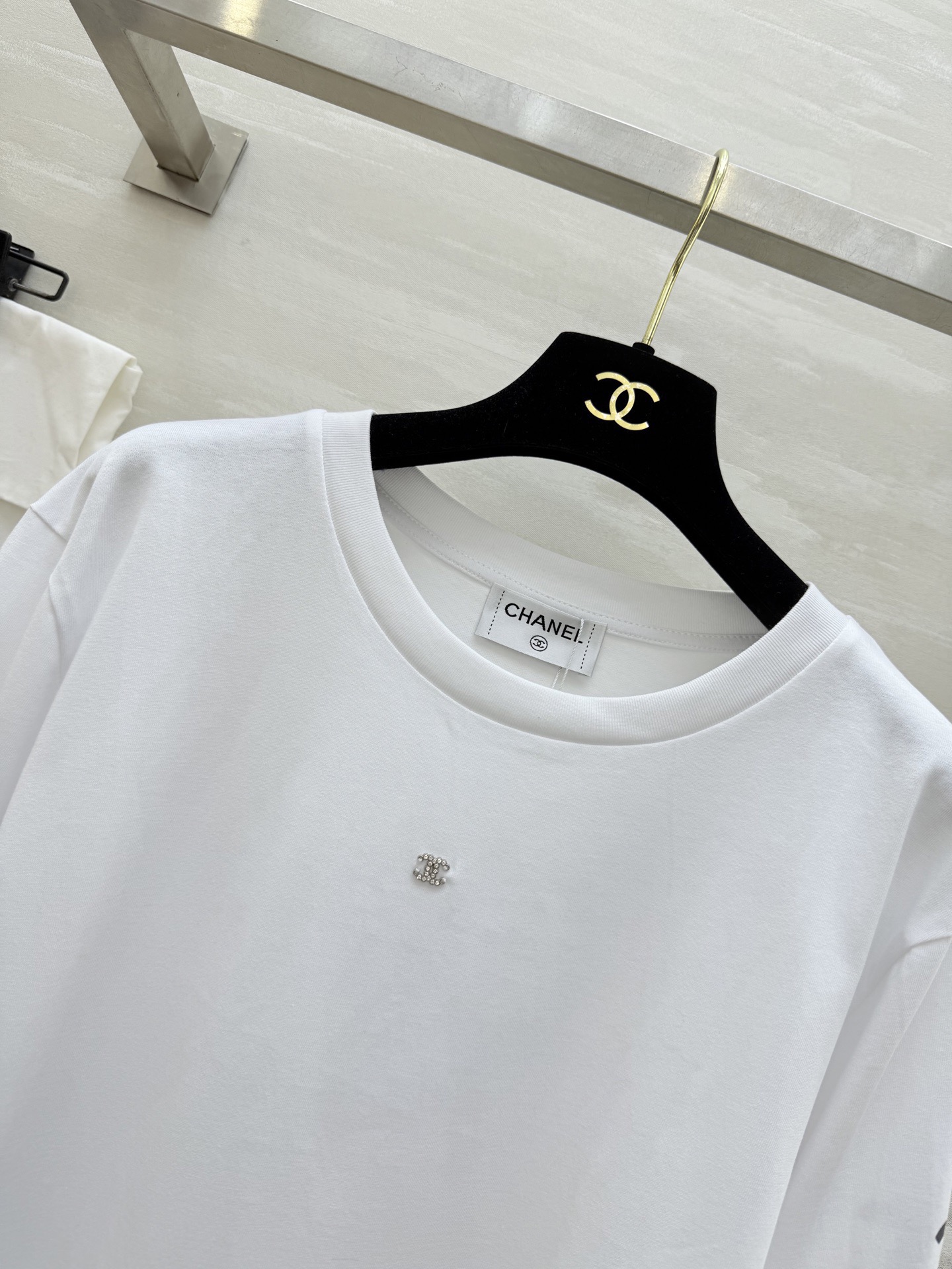 #Chane♡²⁶新款 长袖上衣 四季🉑️穿 定制纯棉面料 宽松Os版型 高品质定制 现货首发size：