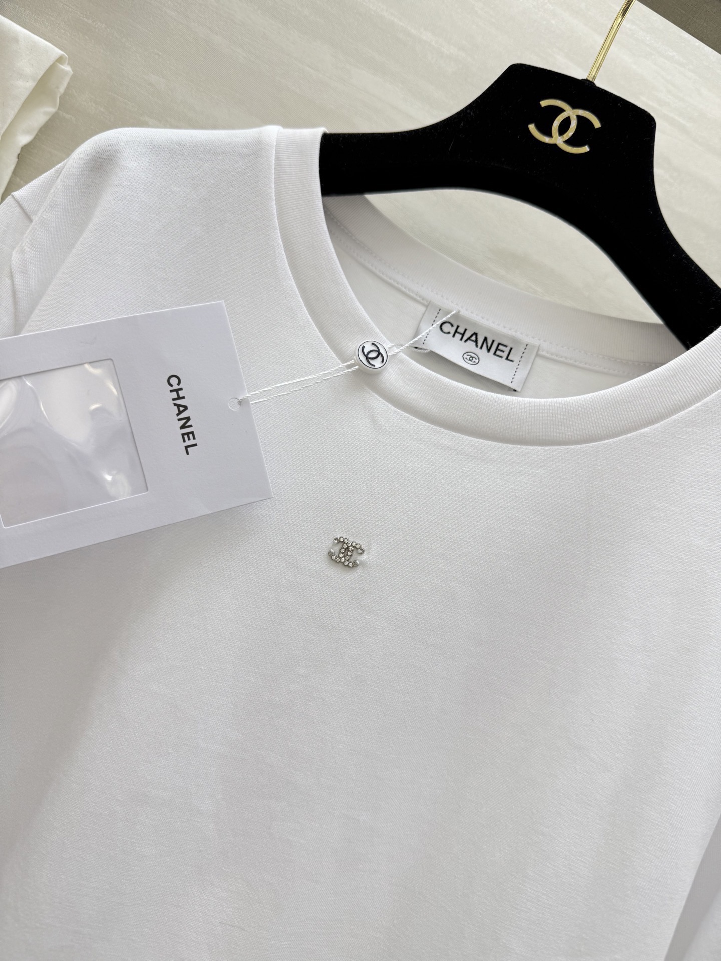 #Chane♡²⁶新款 长袖上衣 四季🉑️穿 定制纯棉面料 宽松Os版型 高品质定制 现货首发size：