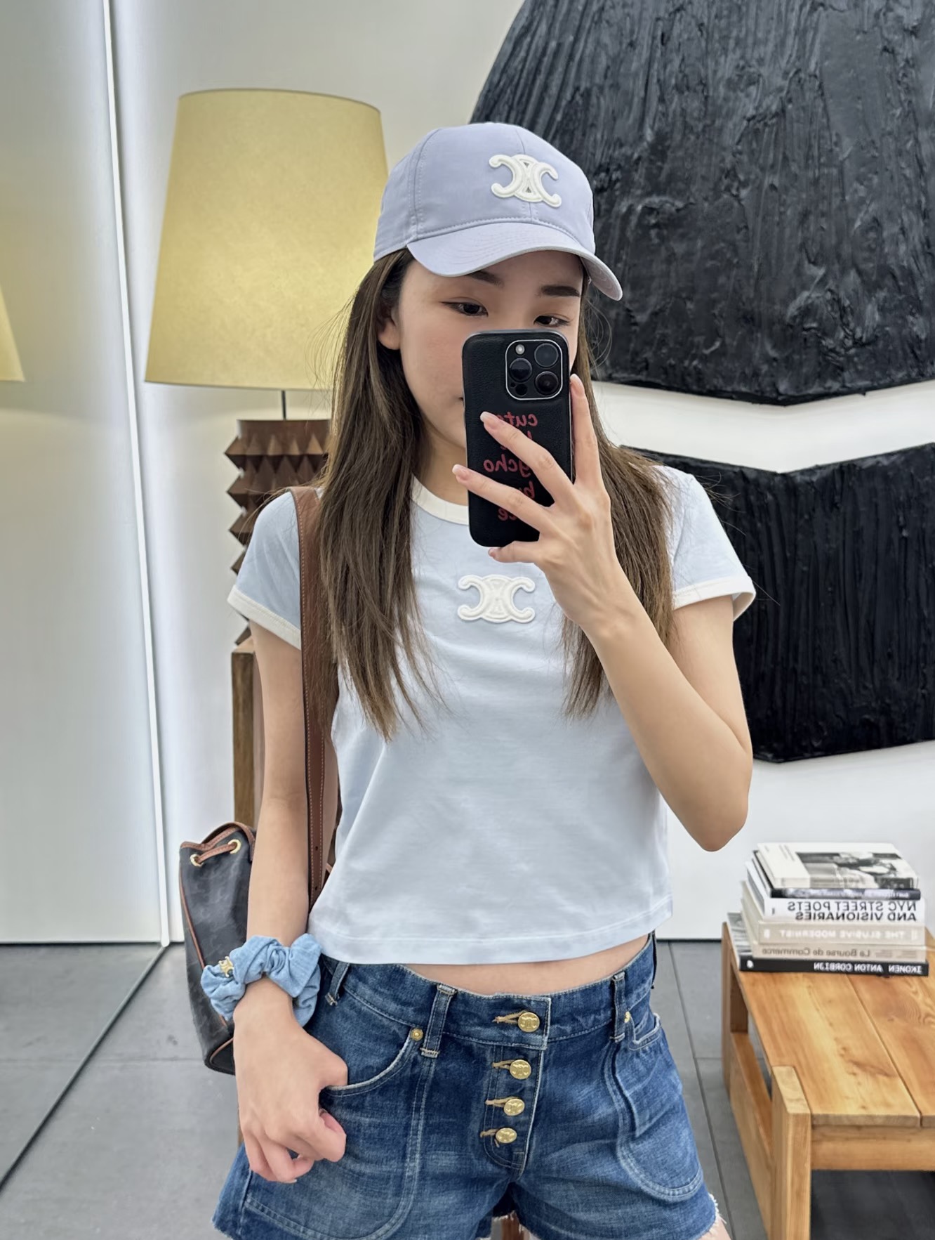 #Celin♡²⁶春夏限定撞色T恤｜把春天穿在身上樱花粉温柔治愈 baby蓝清爽减龄 双色可选适配不同风