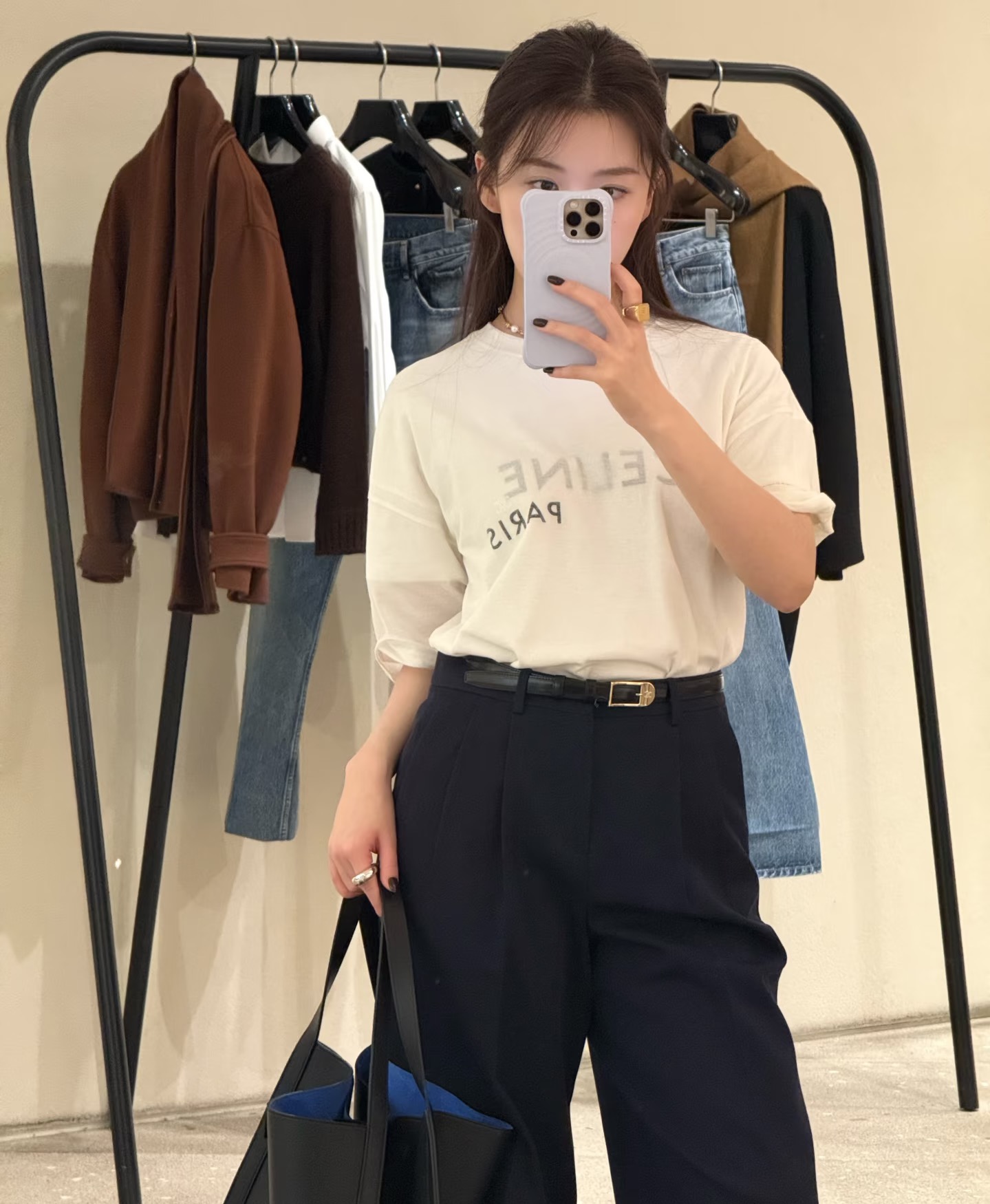 #CELIN♡²⁶ss TRIOMPHE印花T恤 宽松版型穿出法式慵懒风 高品质定制 现货首发size：