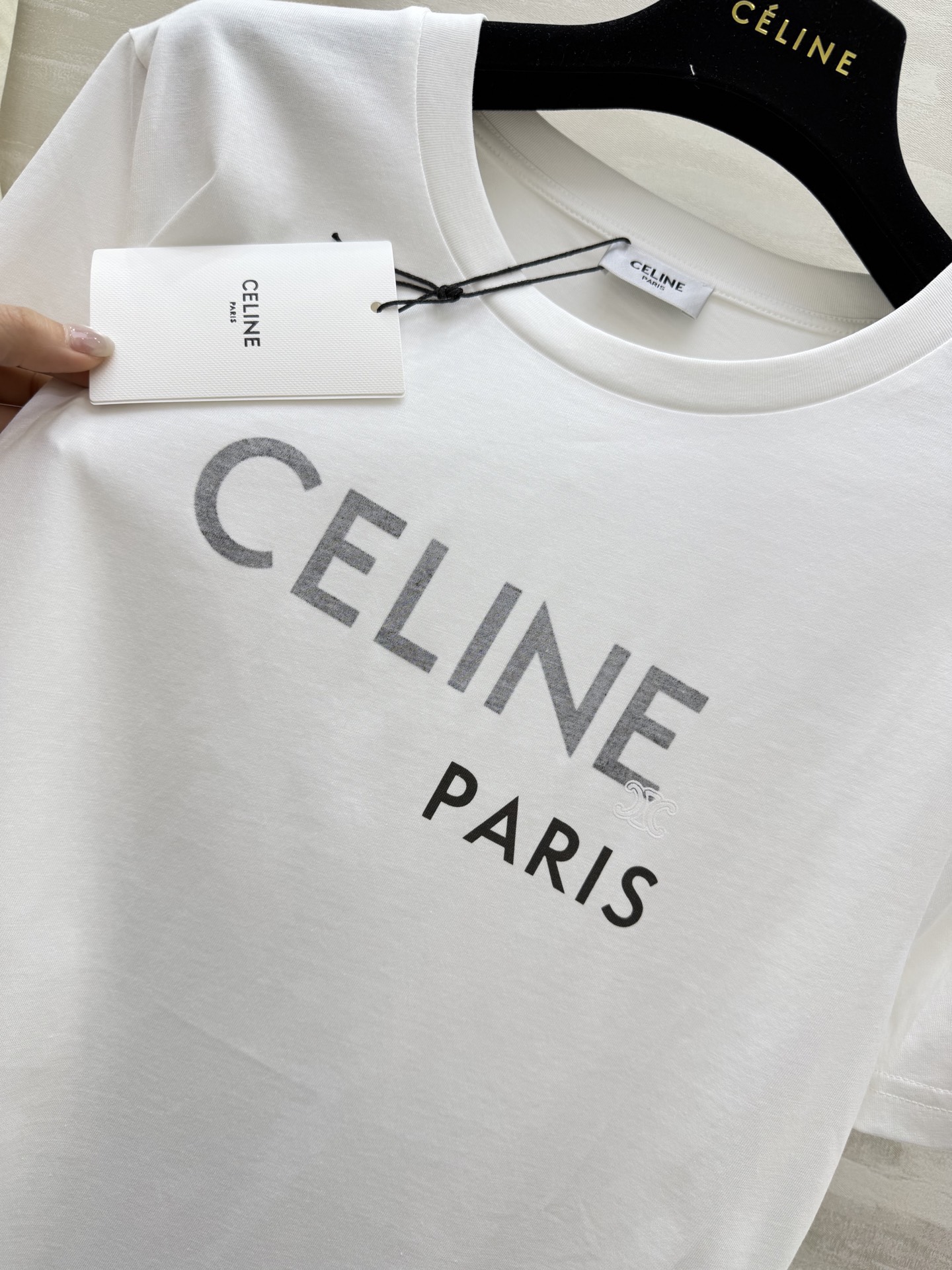 #CELIN♡²⁶ss TRIOMPHE印花T恤 宽松版型穿出法式慵懒风 高品质定制 现货首发size：