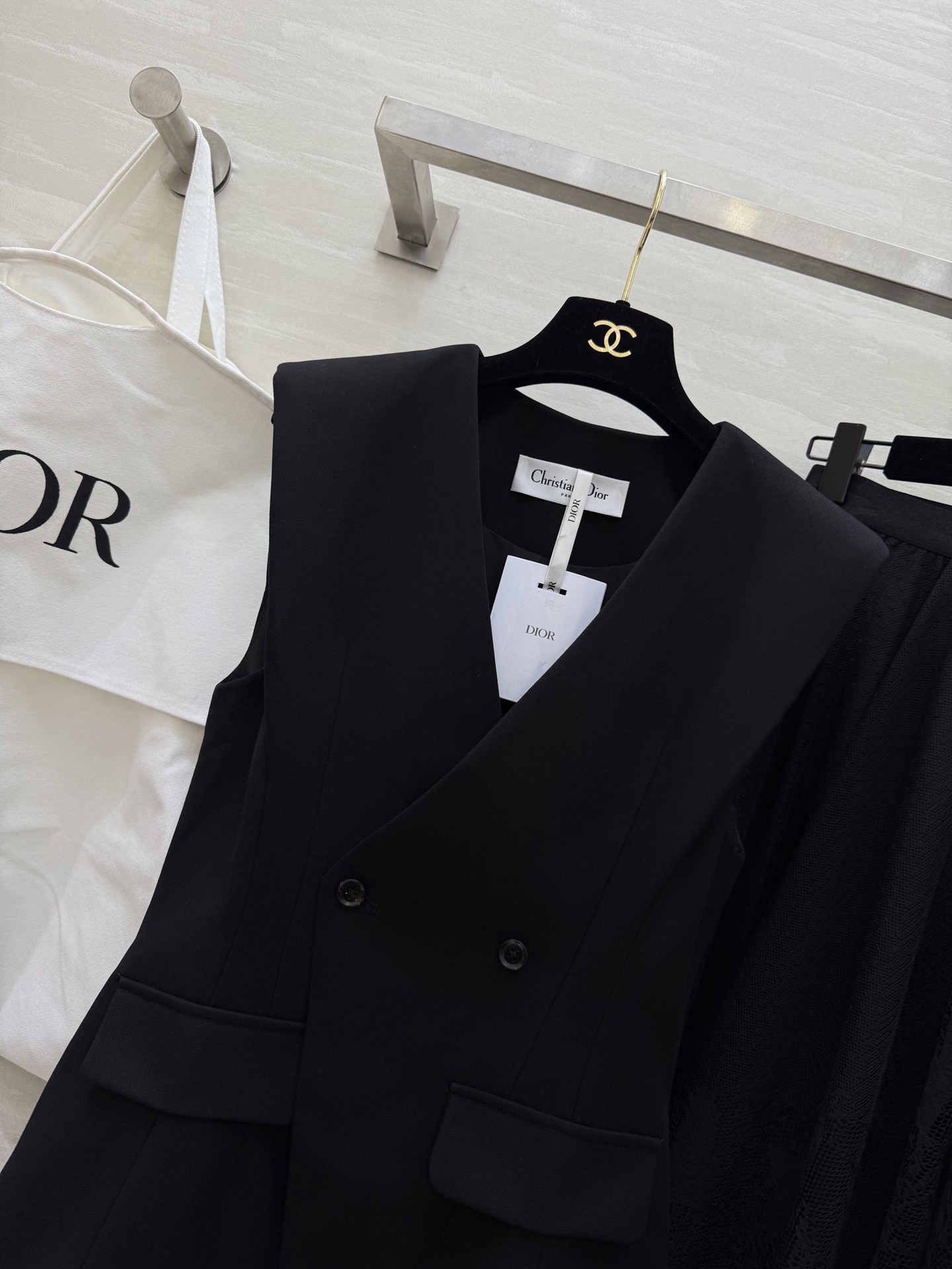 #DIO♡²⁶新款 马甲套装裙 优雅高级 高品质定制 现货首发size：S/M/L/XL（s码胸围：86