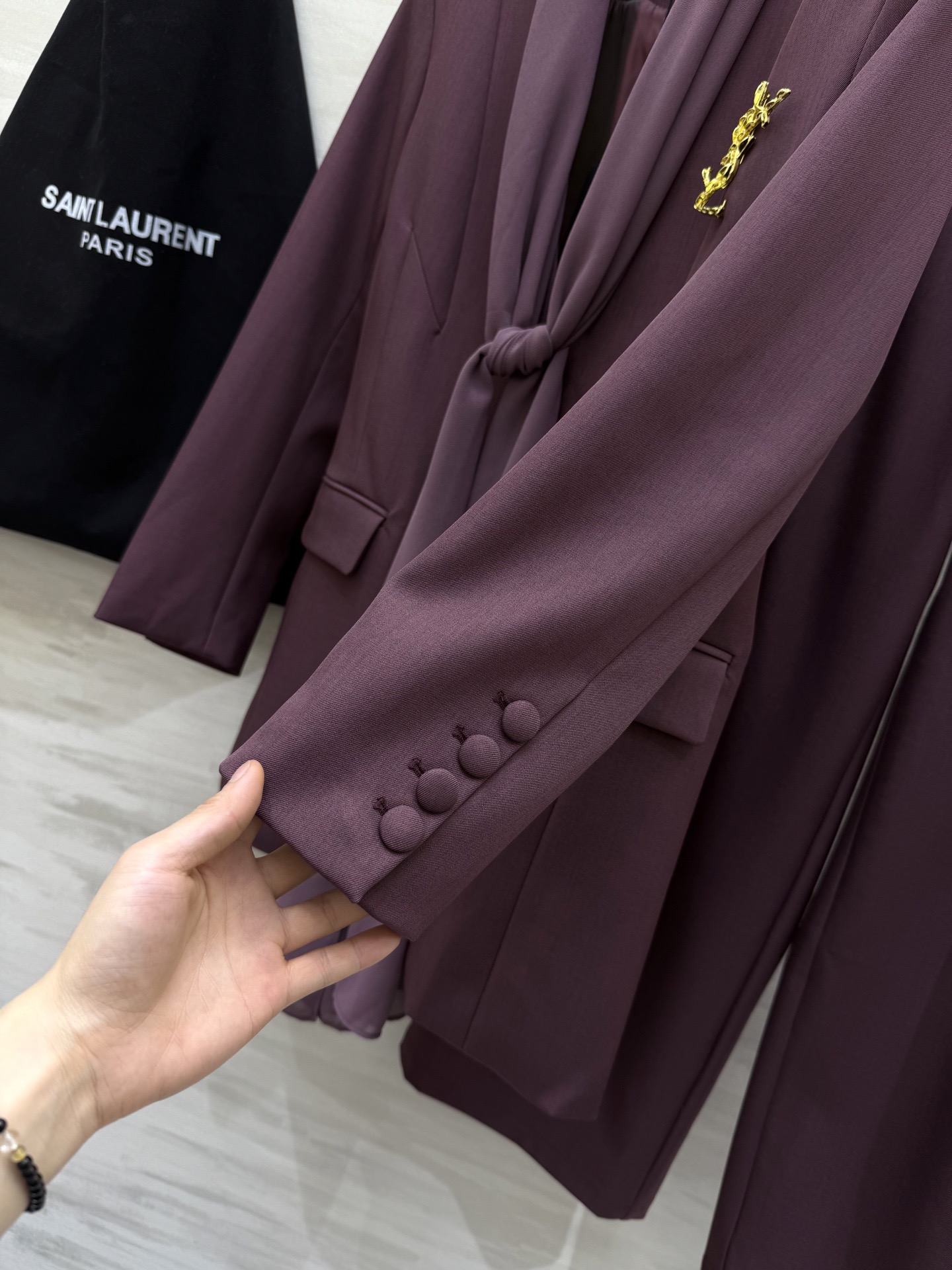 #ysl²⁶新款西装套装 高品质定制 现货首发size：S/M/L/XL（s码肩宽：40，胸围：98，衣