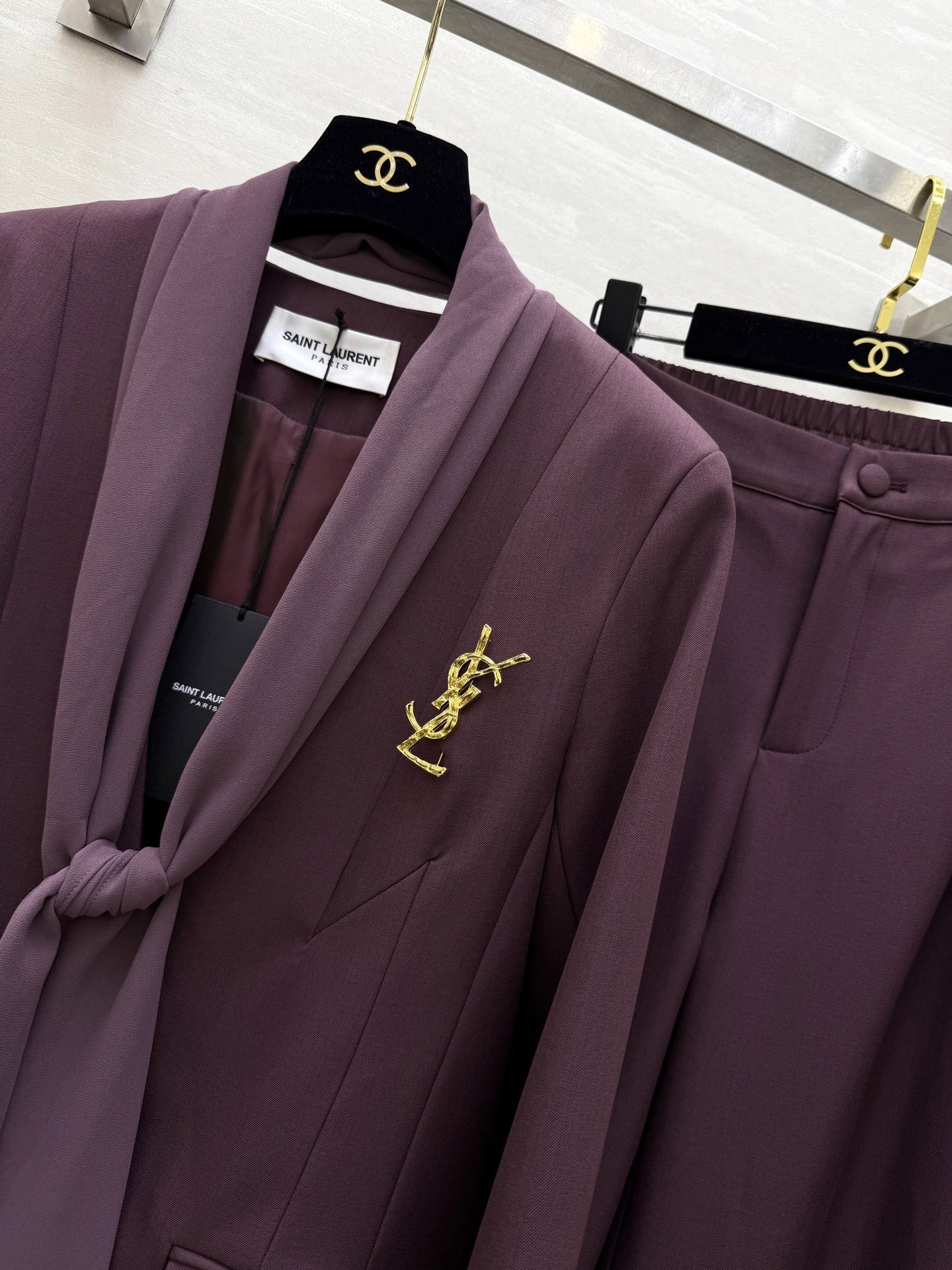 #ysl²⁶新款西装套装 高品质定制 现货首发size：S/M/L/XL（s码肩宽：40，胸围：98，衣