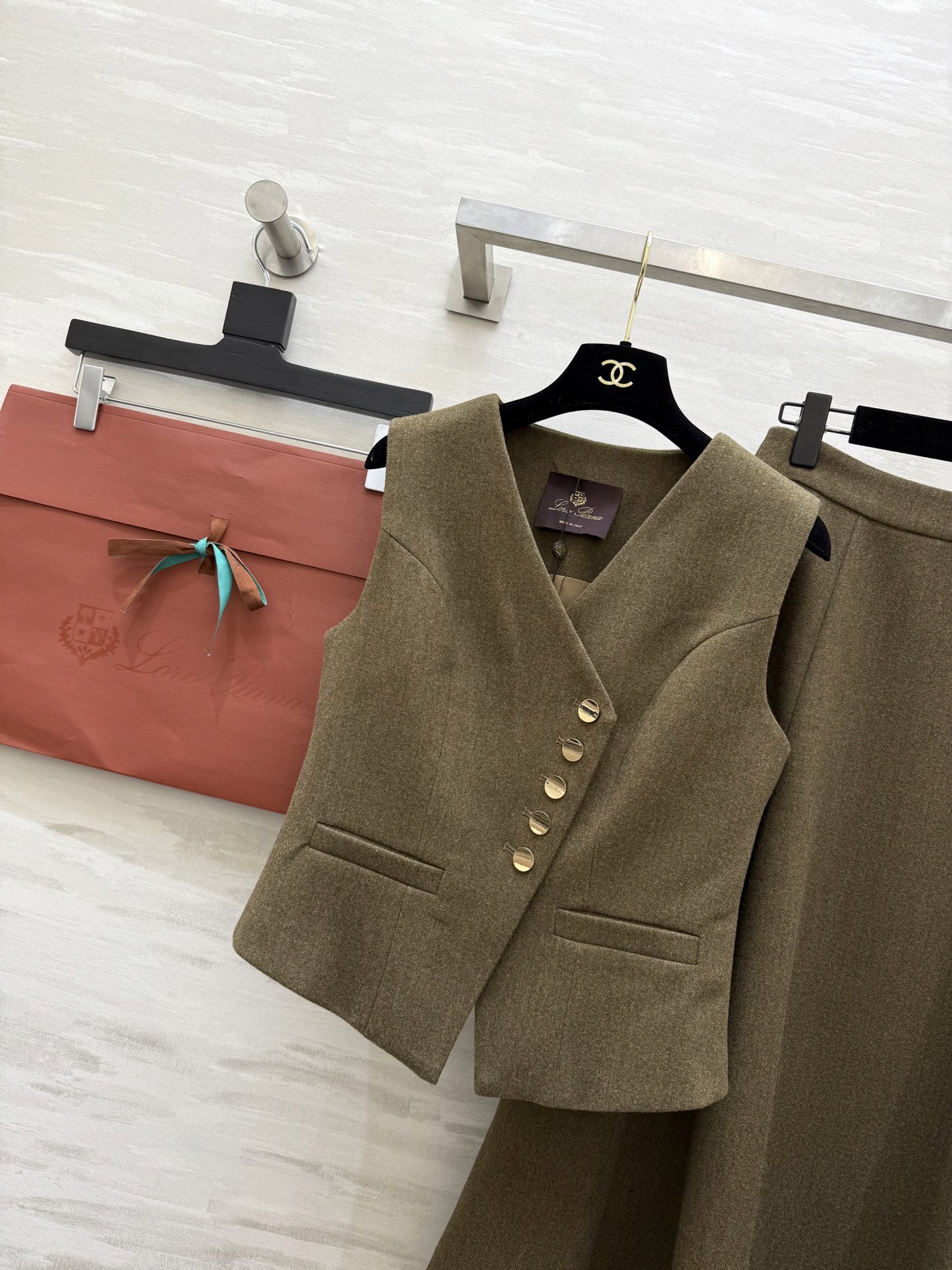 #Loro Pia♡²⁶新款 老钱风套装 高品质定制 现货首发size：S/M/L/XL（s码胸围：84