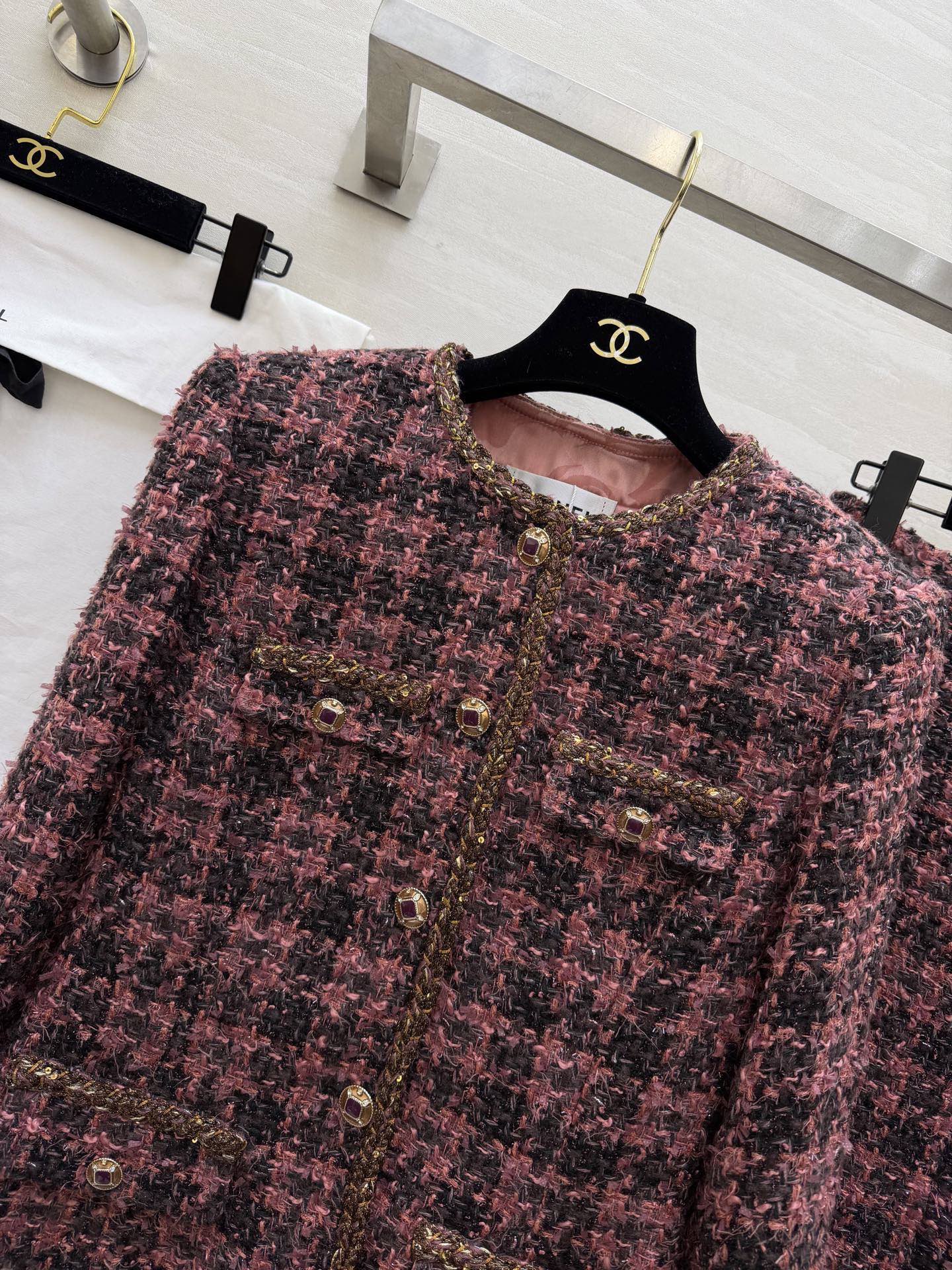 #Chane♡²⁶限定名媛风鱼尾裙套装 优雅大方 鱼尾半身裙设计婀娜多姿 大气女人 定制编织面料精致高级