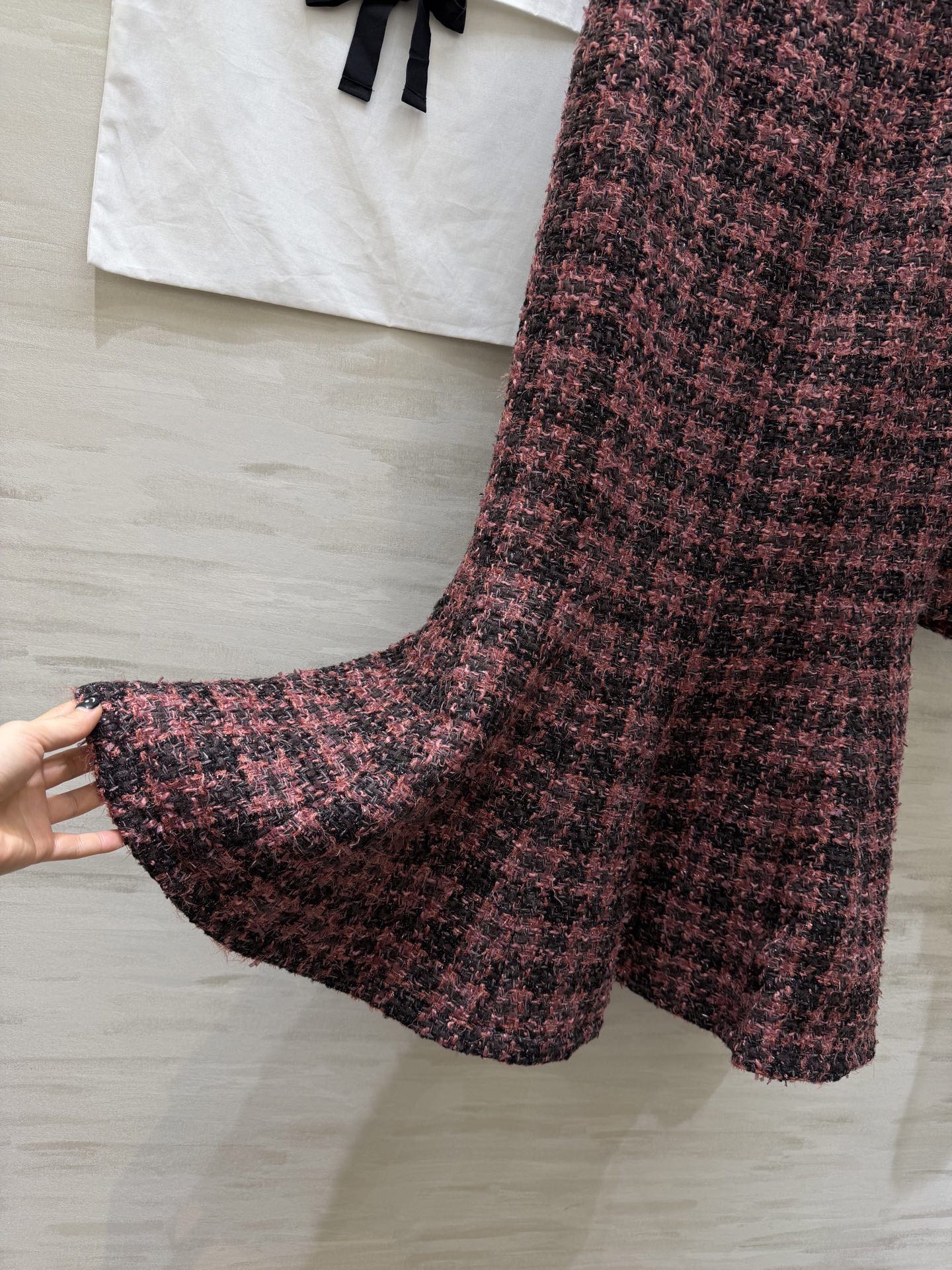 #Chane♡²⁶限定名媛风鱼尾裙套装 优雅大方 鱼尾半身裙设计婀娜多姿 大气女人 定制编织面料精致高级