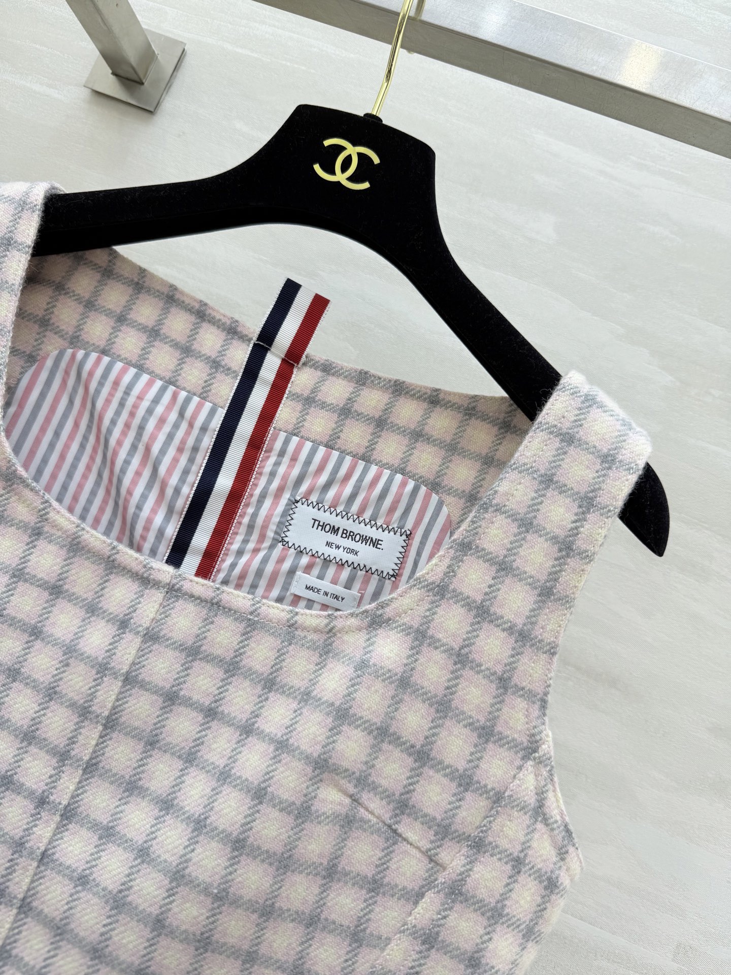#ThomBrown♡²⁶新款 财阀千金 背心式花呢连衣裙 高品质定制 现货首发size：S/M/L（s