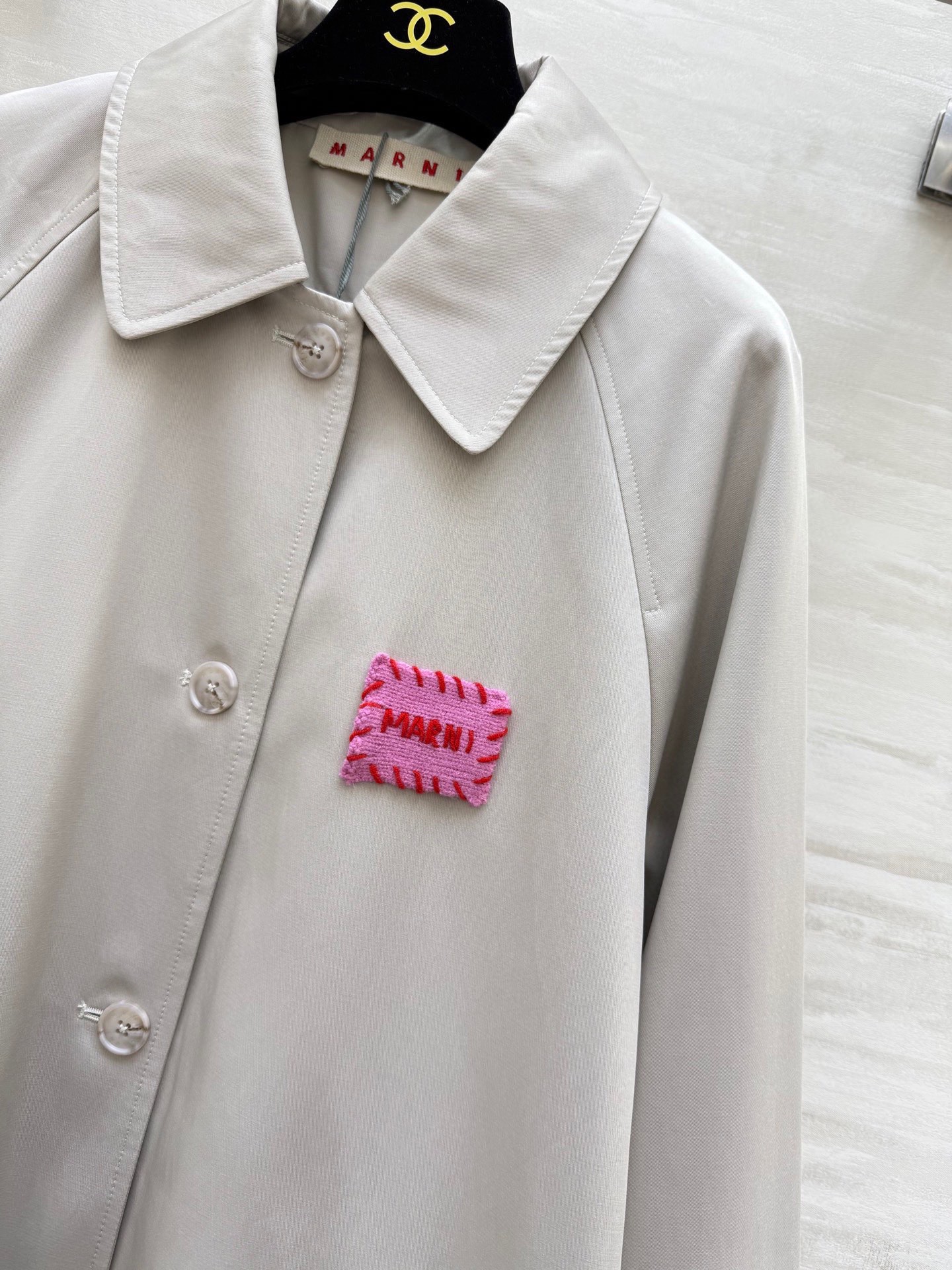 #MARN♡新款 原单品质 长款风衣外套 高品质定制 现货首发size：S/M/L（s码胸围：108，衣