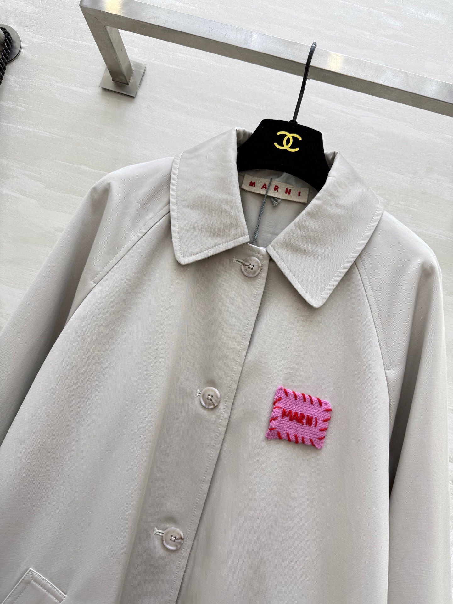 #MARN♡新款 原单品质 长款风衣外套 高品质定制 现货首发size：S/M/L（s码胸围：108，衣