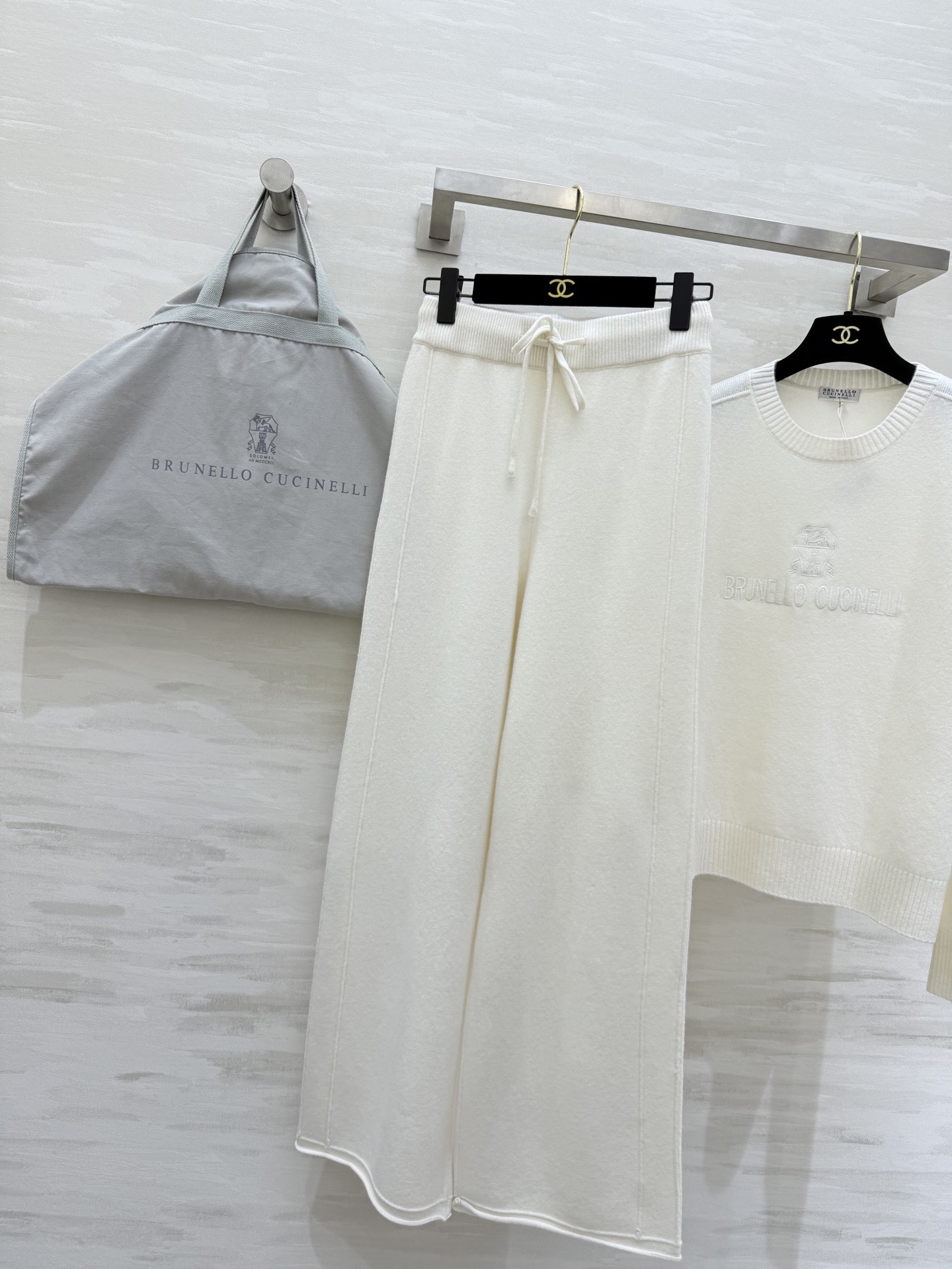 #Brunello Cucinell♡ 新贵老钱风羊毛套装 高品质定制 现货首发size：S/M/L（s