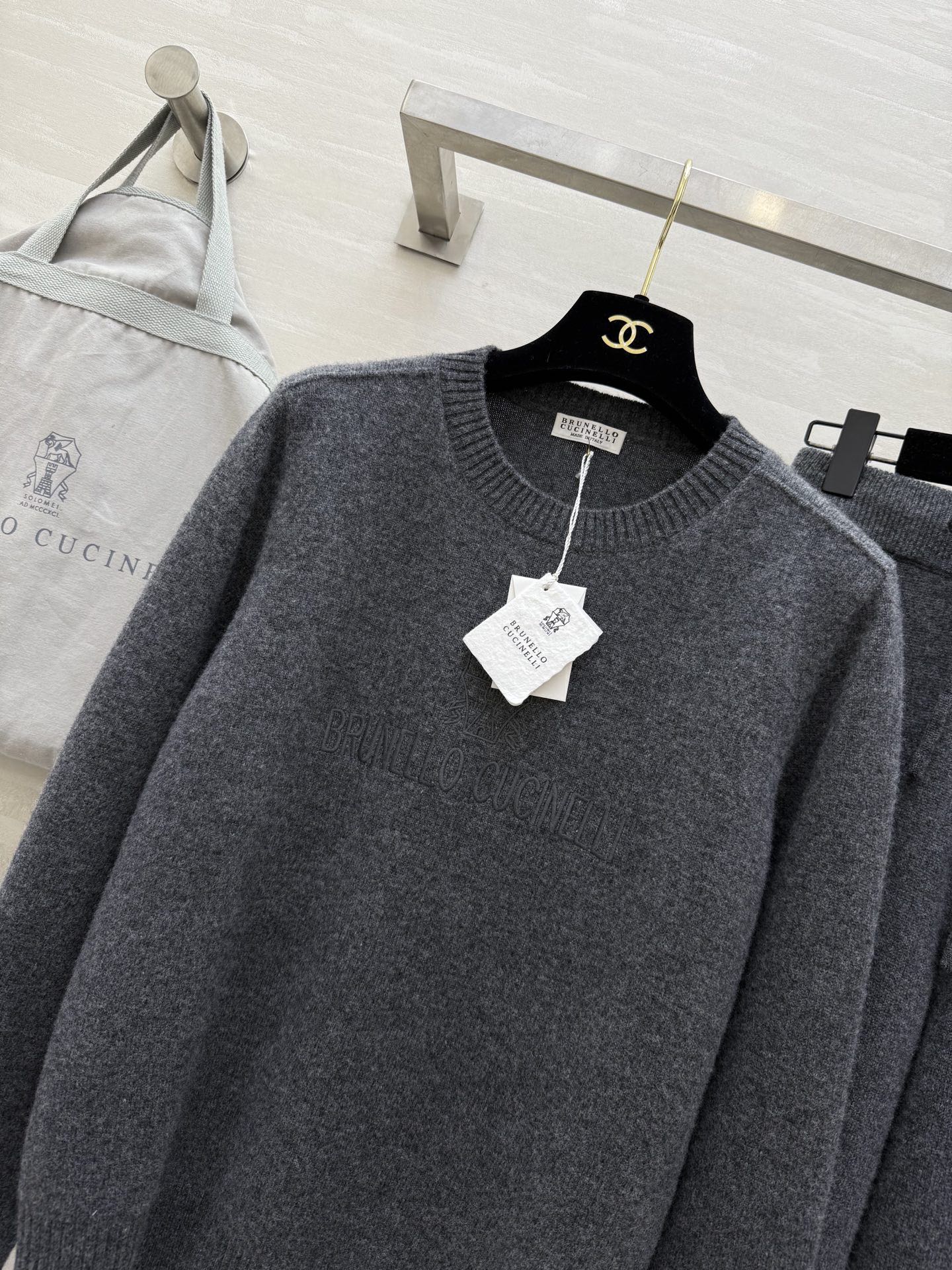 #Brunello Cucinell♡ 新贵老钱风羊毛套装 高品质定制 现货首发size：S/M/L（s