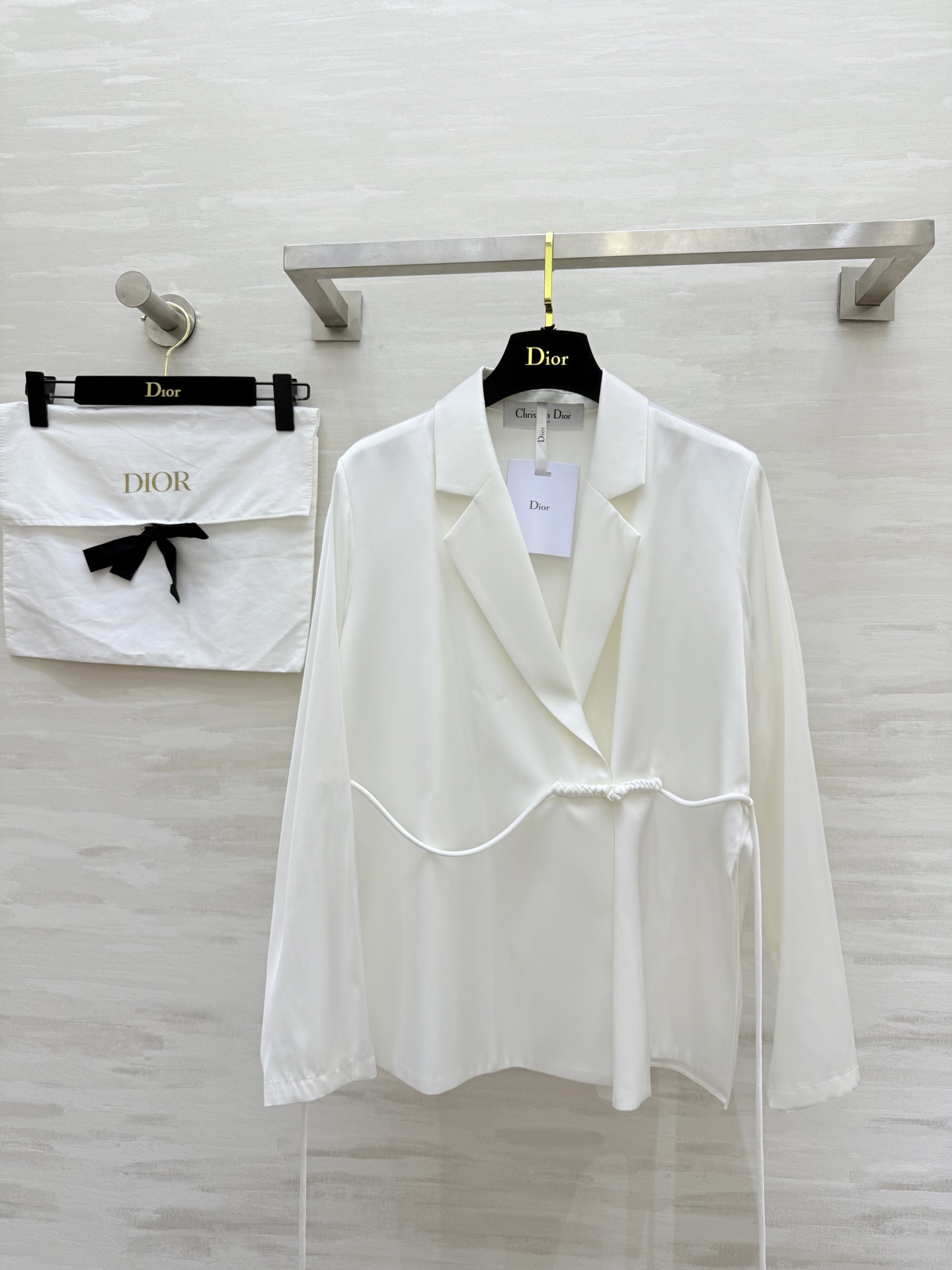 #DIO♡²⁶早春新款 新中式真丝西装外套 高品质定制 现货首发size：S/M/L/XL（s码肩宽：3