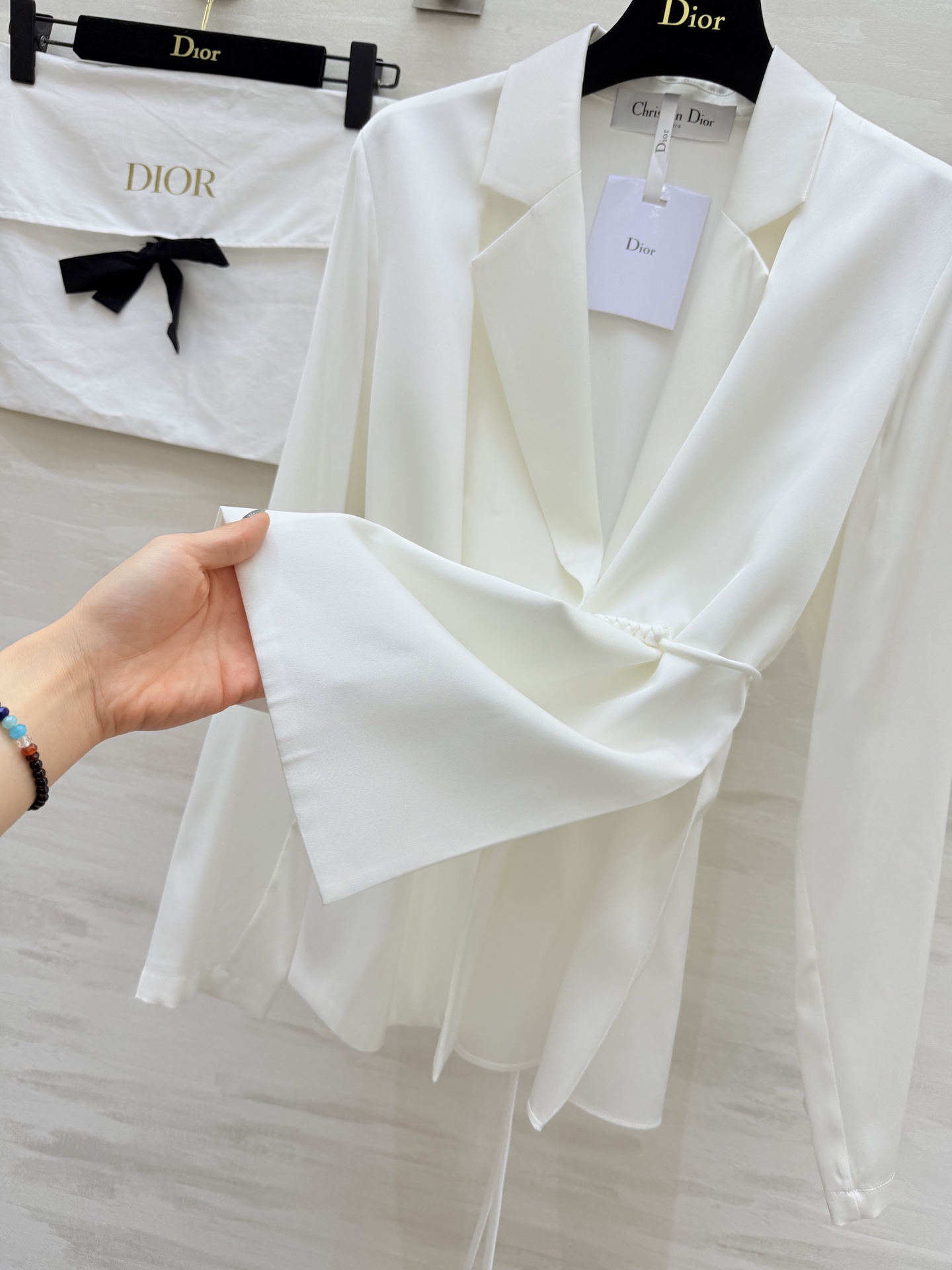 #DIO♡²⁶早春新款 新中式真丝西装外套 高品质定制 现货首发size：S/M/L/XL（s码肩宽：3