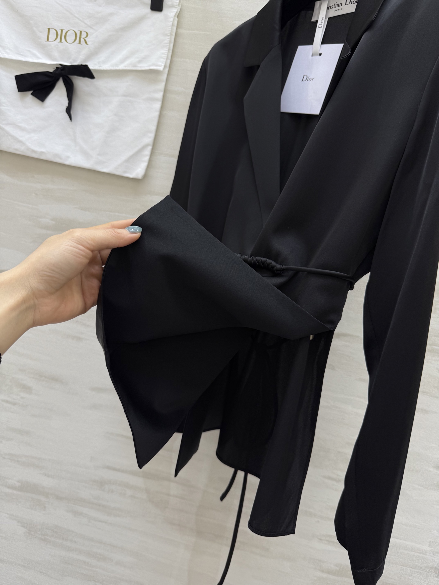 #DIO♡²⁶早春新款 新中式真丝西装外套 高品质定制 现货首发size：S/M/L/XL（s码肩宽：3