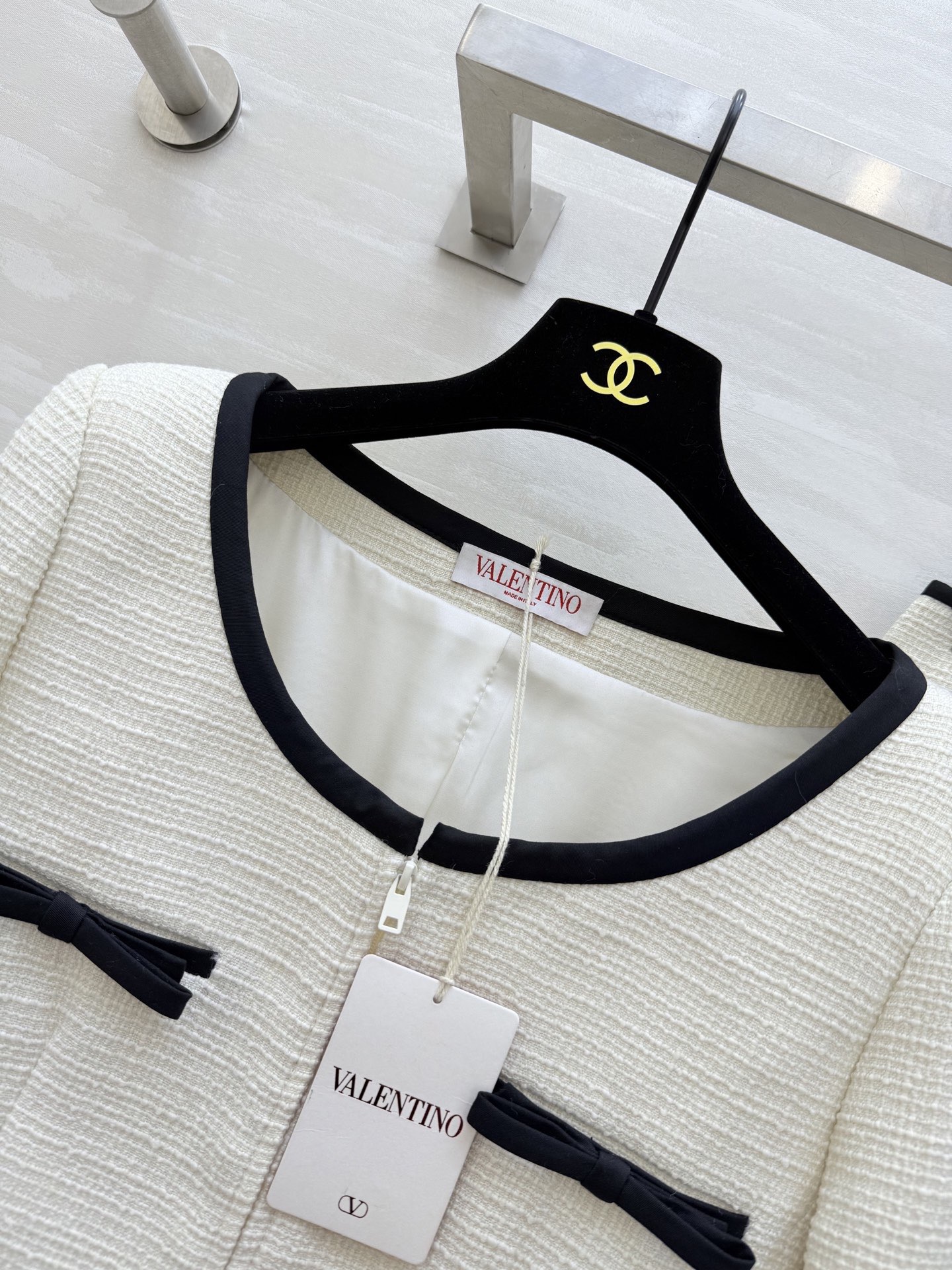 Valentin♡²⁶新款 编织花呢系列 高品质定制 现货首发size：S/M/L（s码胸围：88，衣长