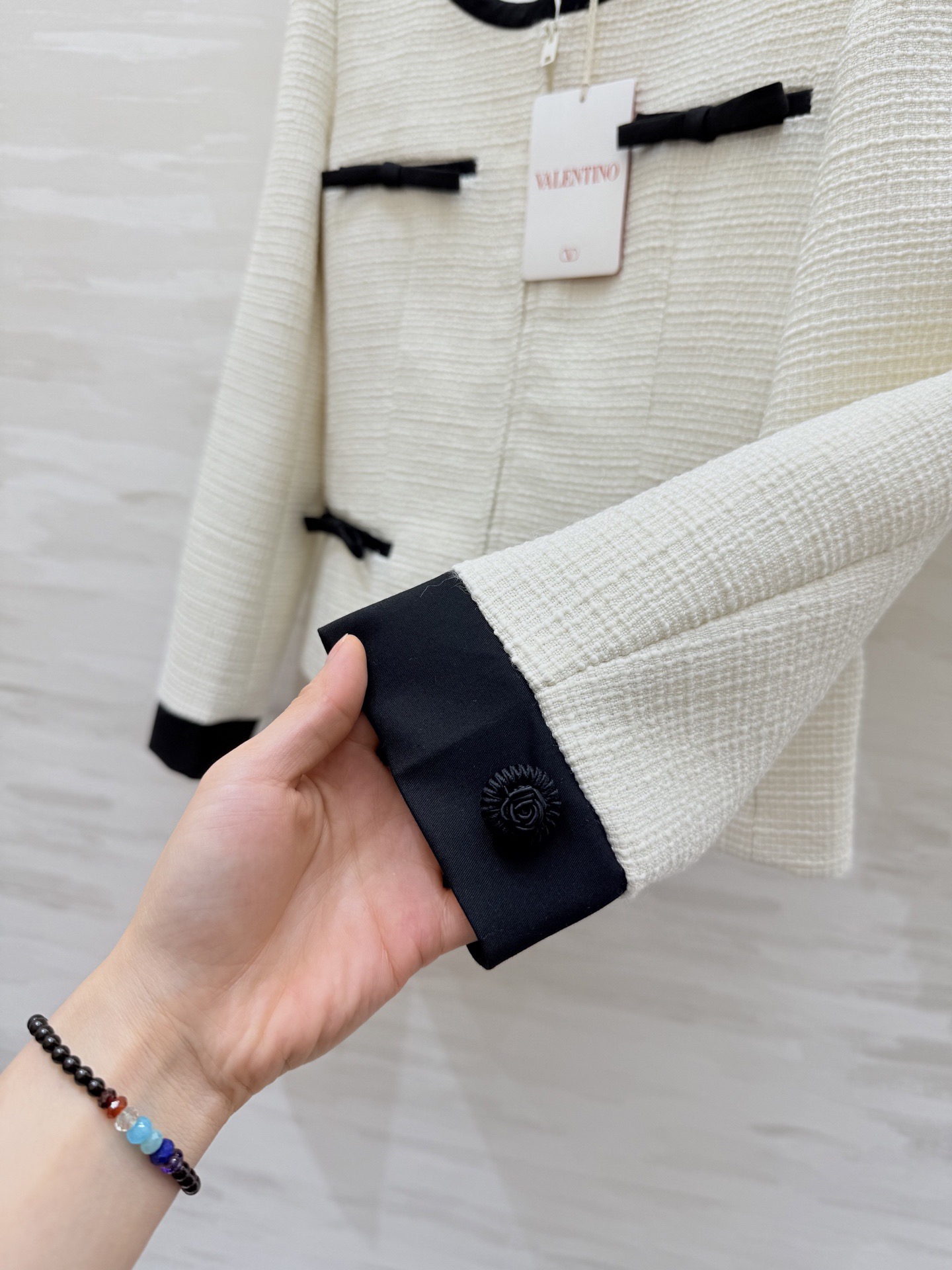 Valentin♡²⁶新款 编织花呢系列 高品质定制 现货首发size：S/M/L（s码胸围：88，衣长