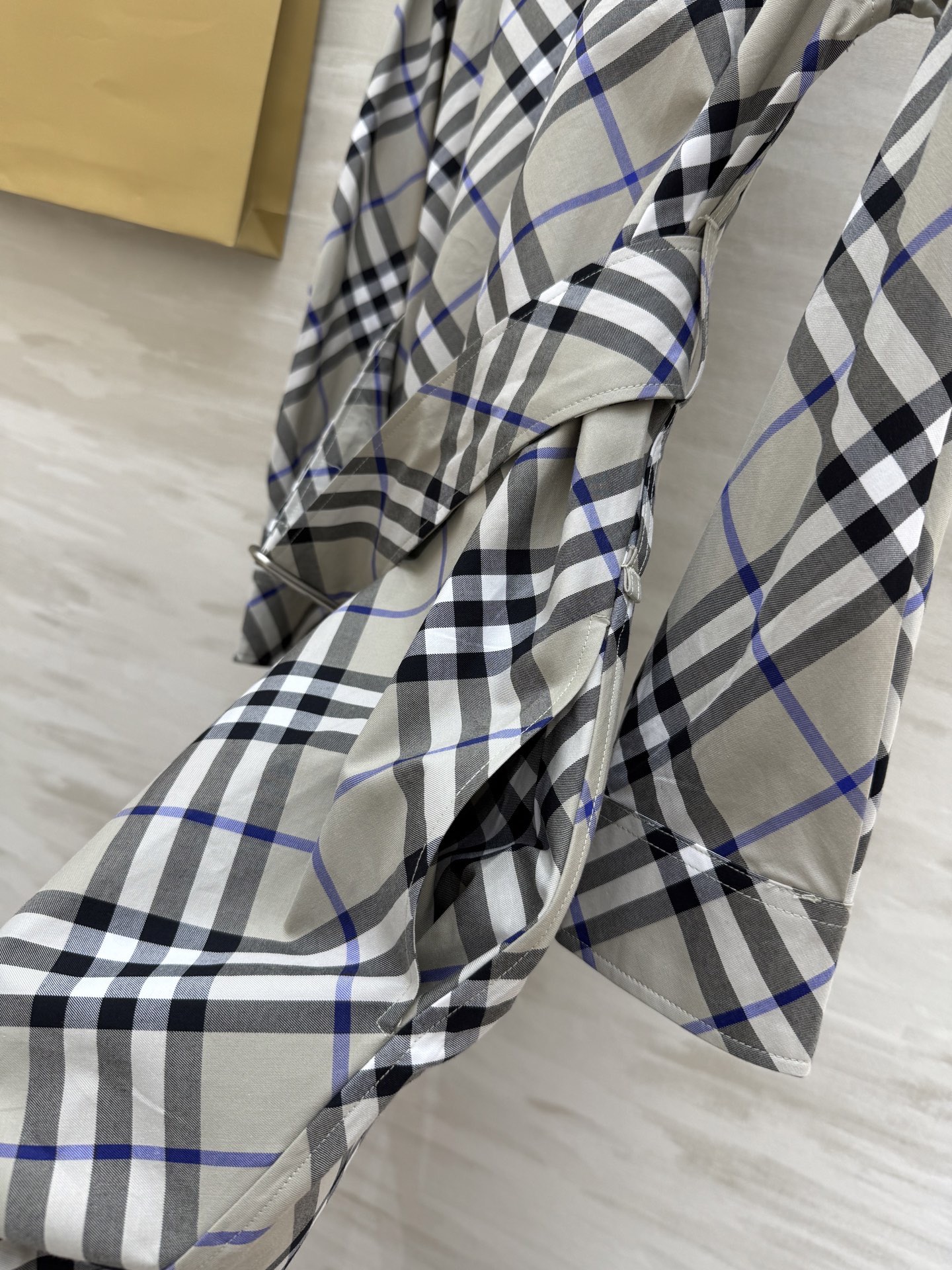 #Burberr♡春夏新款 风衣式连衣裙 英伦风 高品质 现货首发Uk：4/6/8/10/12（4码肩宽