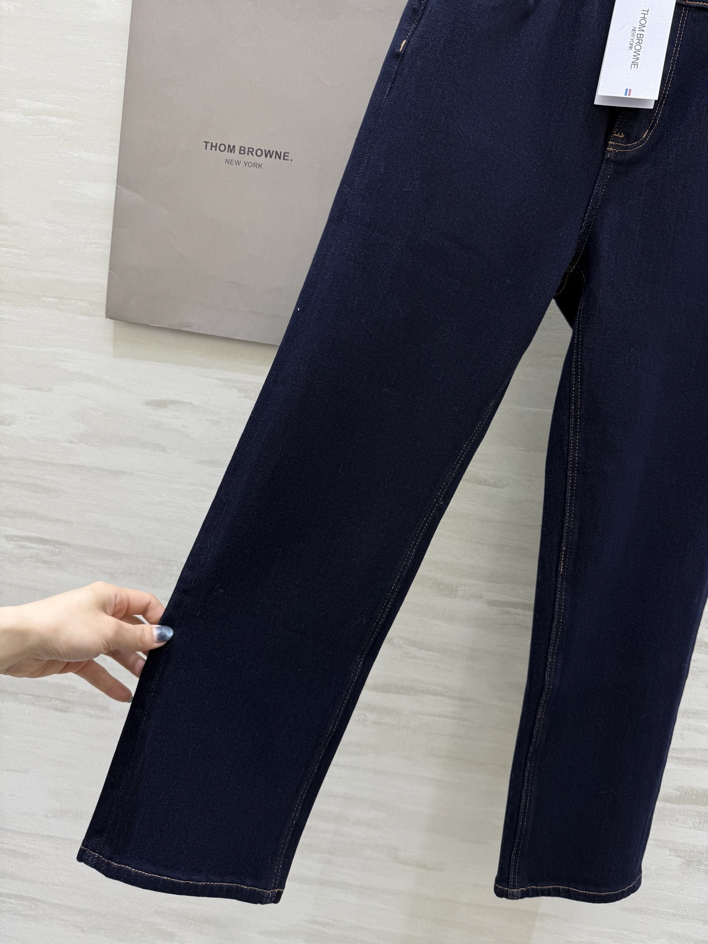 #TB 法棍牛仔裤 高品质定制 现货首发size：26/27/28/29/30（28码腰围：68，裤长：