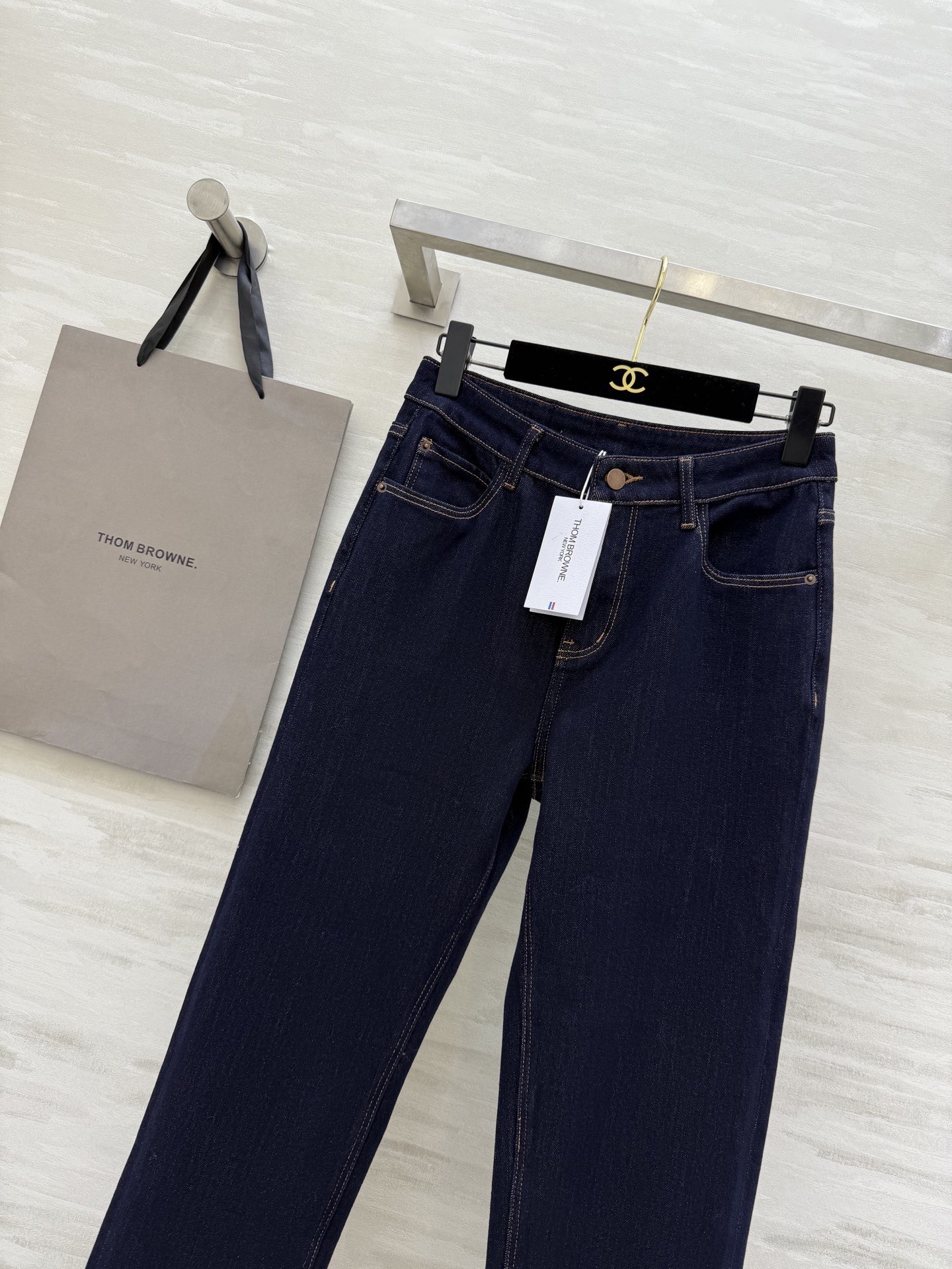 #TB 法棍牛仔裤 高品质定制 现货首发size：26/27/28/29/30（28码腰围：68，裤长：