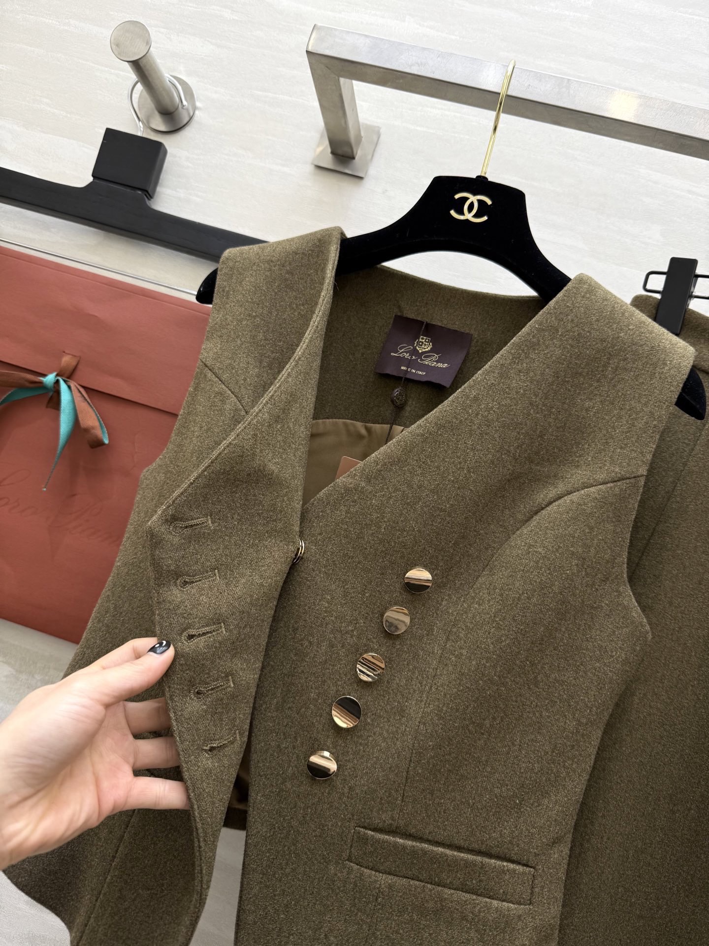 #Loro Pia♡²⁶新款 老钱风套装 高品质定制 现货首发size：S/M/L/XL（s码胸围：84