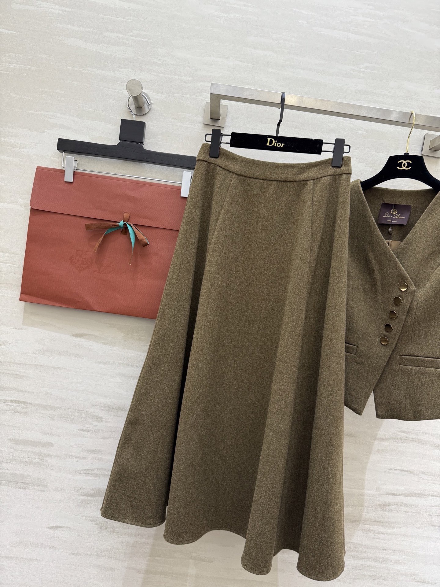 #Loro Pia♡²⁶新款 老钱风套装 高品质定制 现货首发size：S/M/L/XL（s码胸围：84