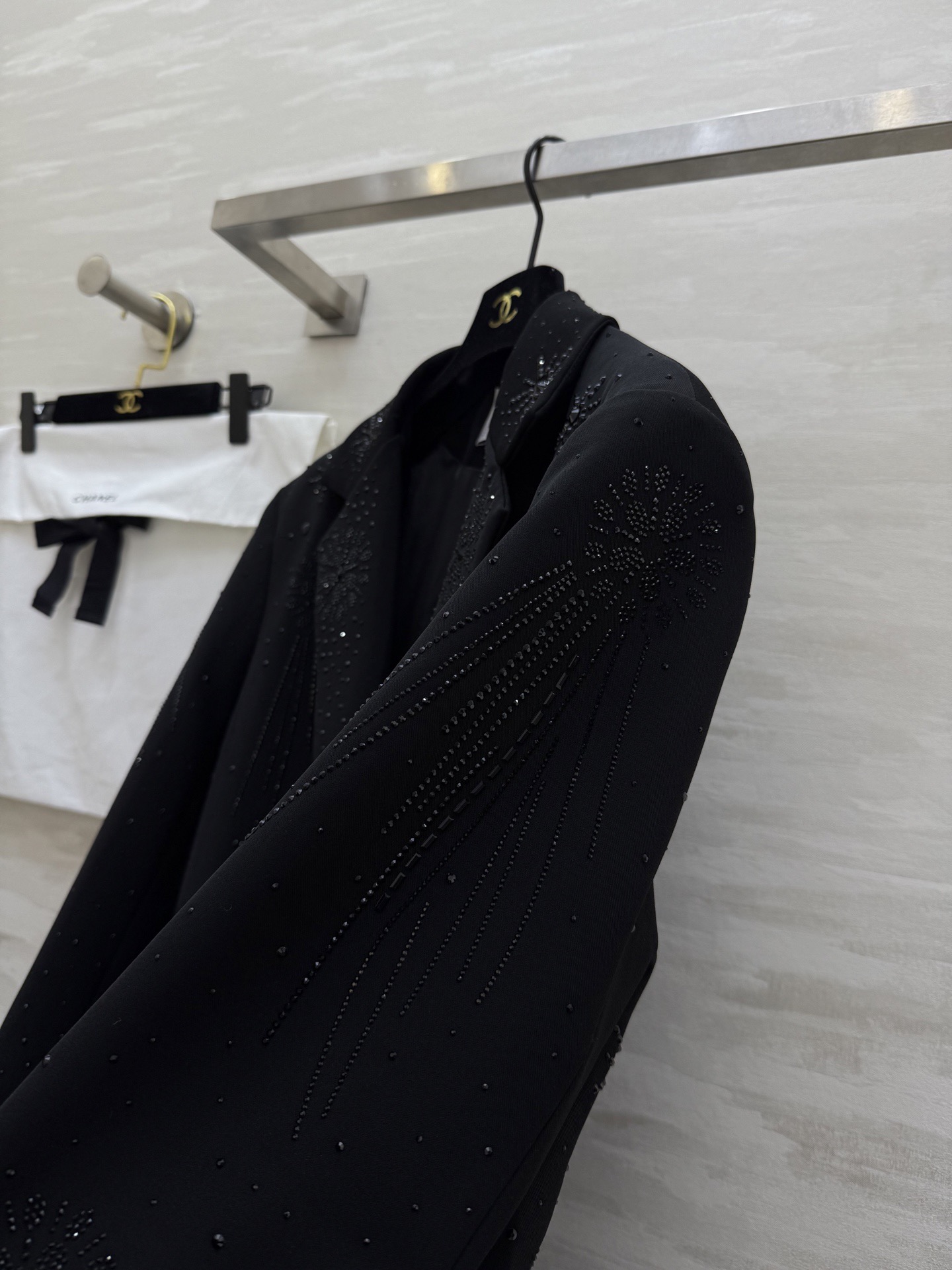 #Chane♡²⁶新款 满天星西装外套 高品质定制 现货首发size：S/M/L/XL（M码肩宽：42，