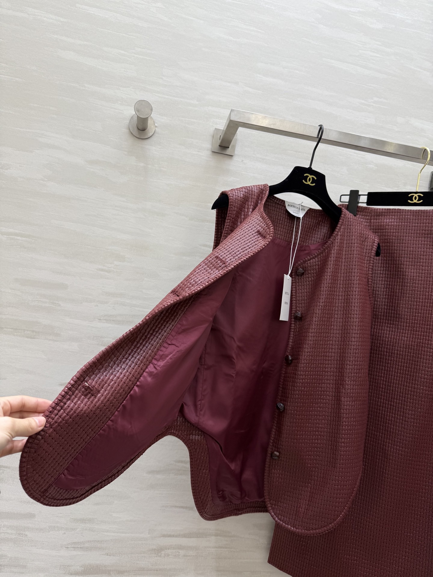 #Bv²⁶早春新款 编织马甲套装 高品质定制 size：S/M/L/XL（s码胸围：94，衣长：50-6