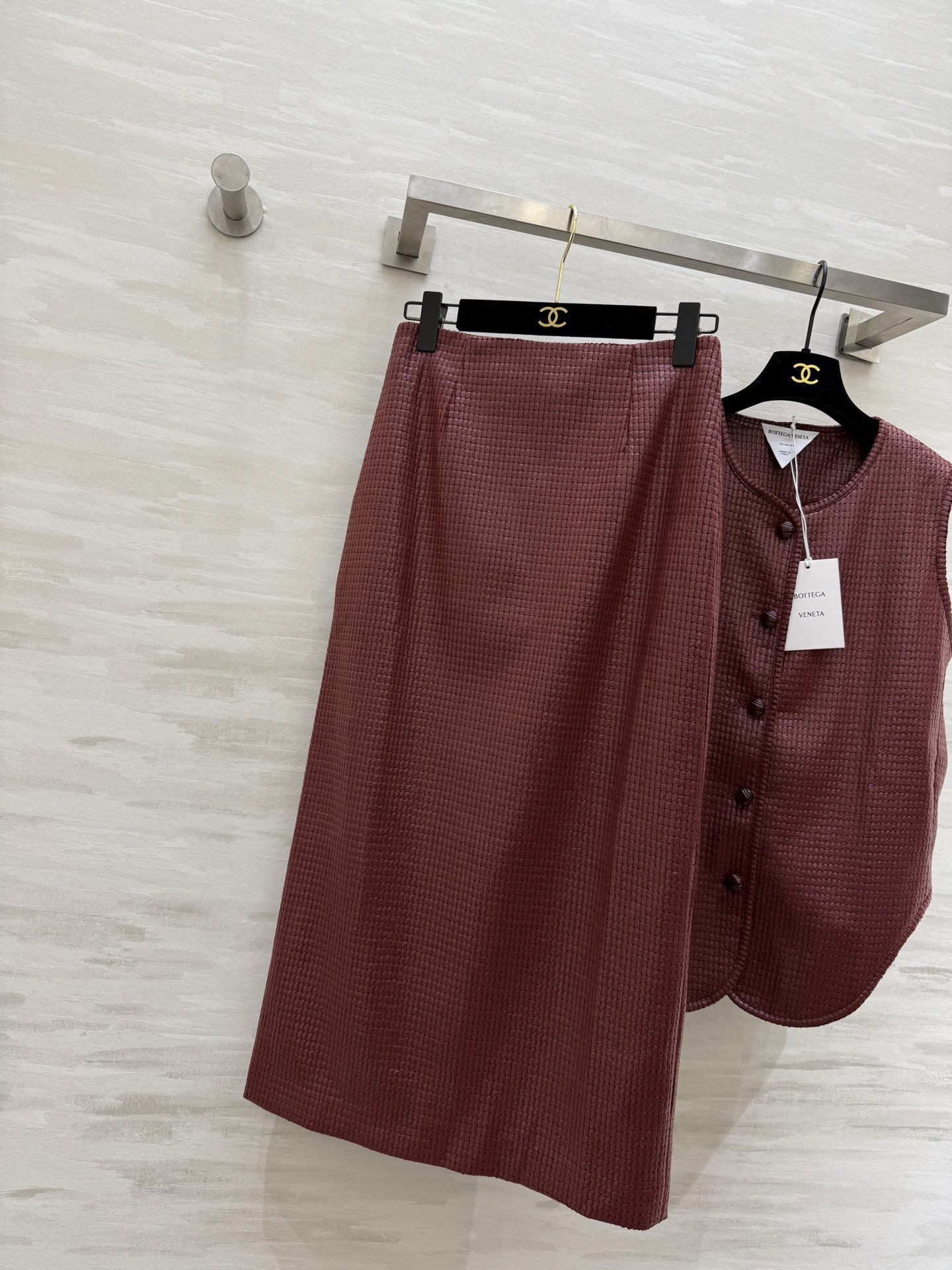 #Bv²⁶早春新款 编织马甲套装 高品质定制 size：S/M/L/XL（s码胸围：94，衣长：50-6