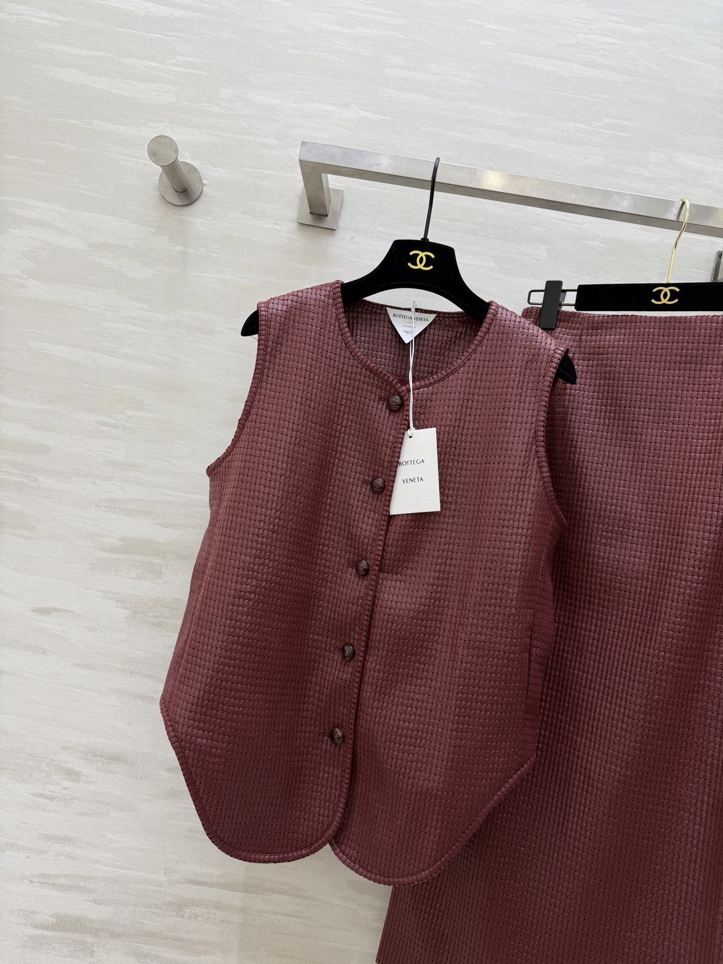 #Bv²⁶早春新款 编织马甲套装 高品质定制 size：S/M/L/XL（s码胸围：94，衣长：50-6