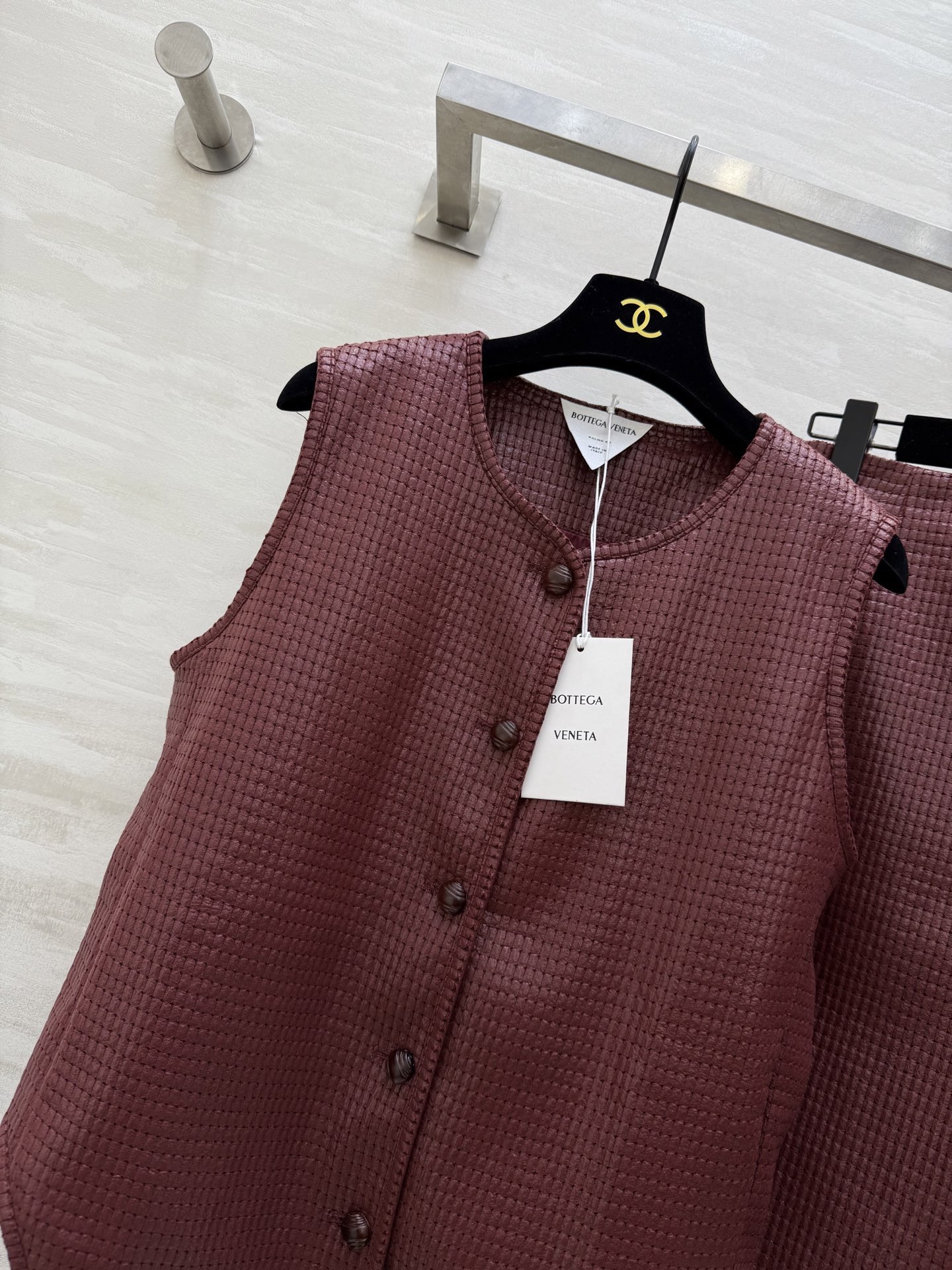 #Bv²⁶早春新款 编织马甲套装 高品质定制 size：S/M/L/XL（s码胸围：94，衣长：50-6