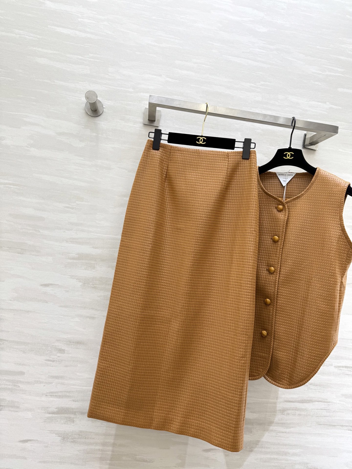 #Bv²⁶早春新款 编织马甲套装 高品质定制 size：S/M/L/XL（s码胸围：94，衣长：50-6