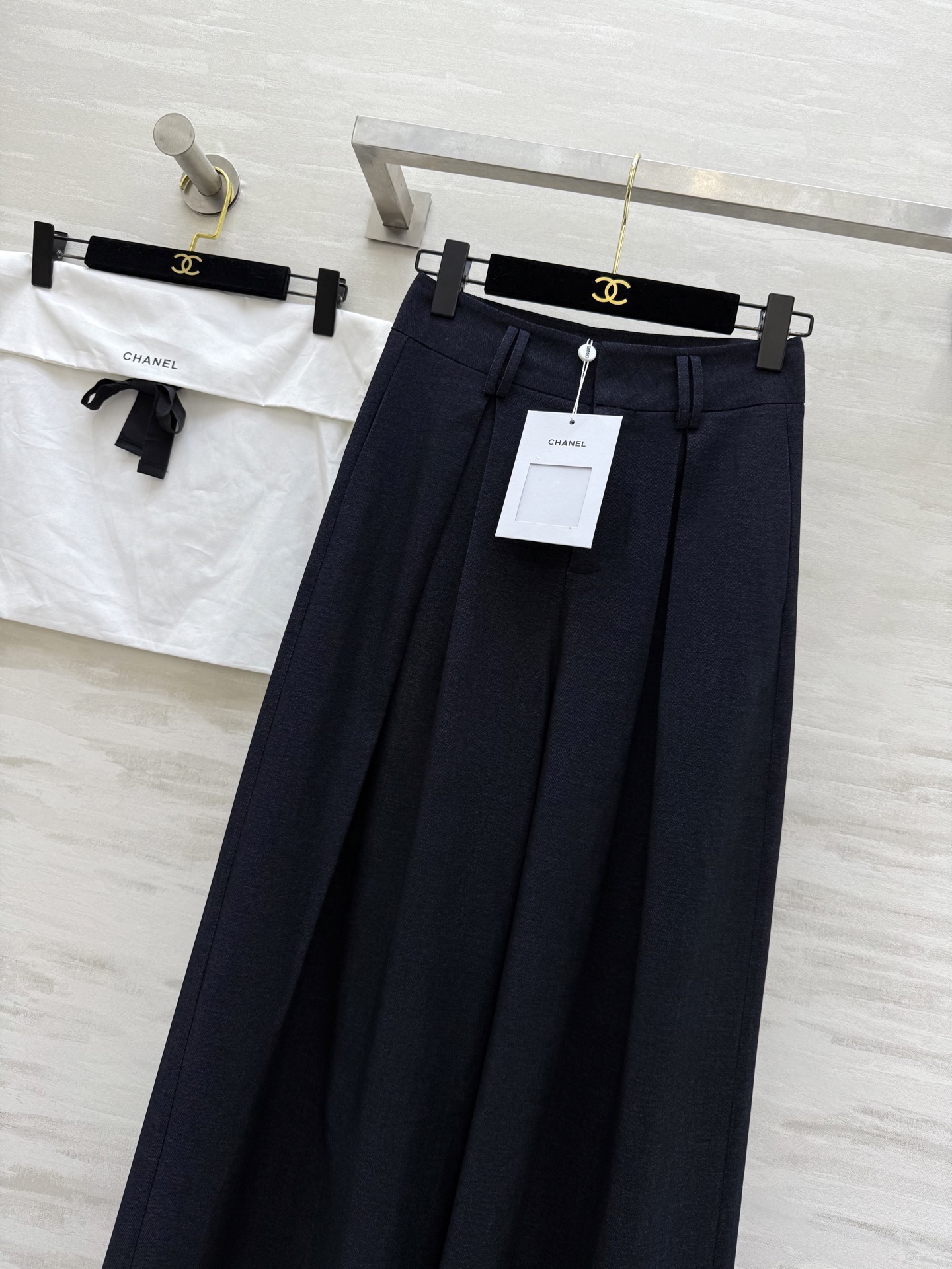 #Chane♡无敌爆品 万年长青款 直筒大摆长裤 裤型非常正 超级时髦高级显瘦 客户🔟拿🔟补 超级百搭单