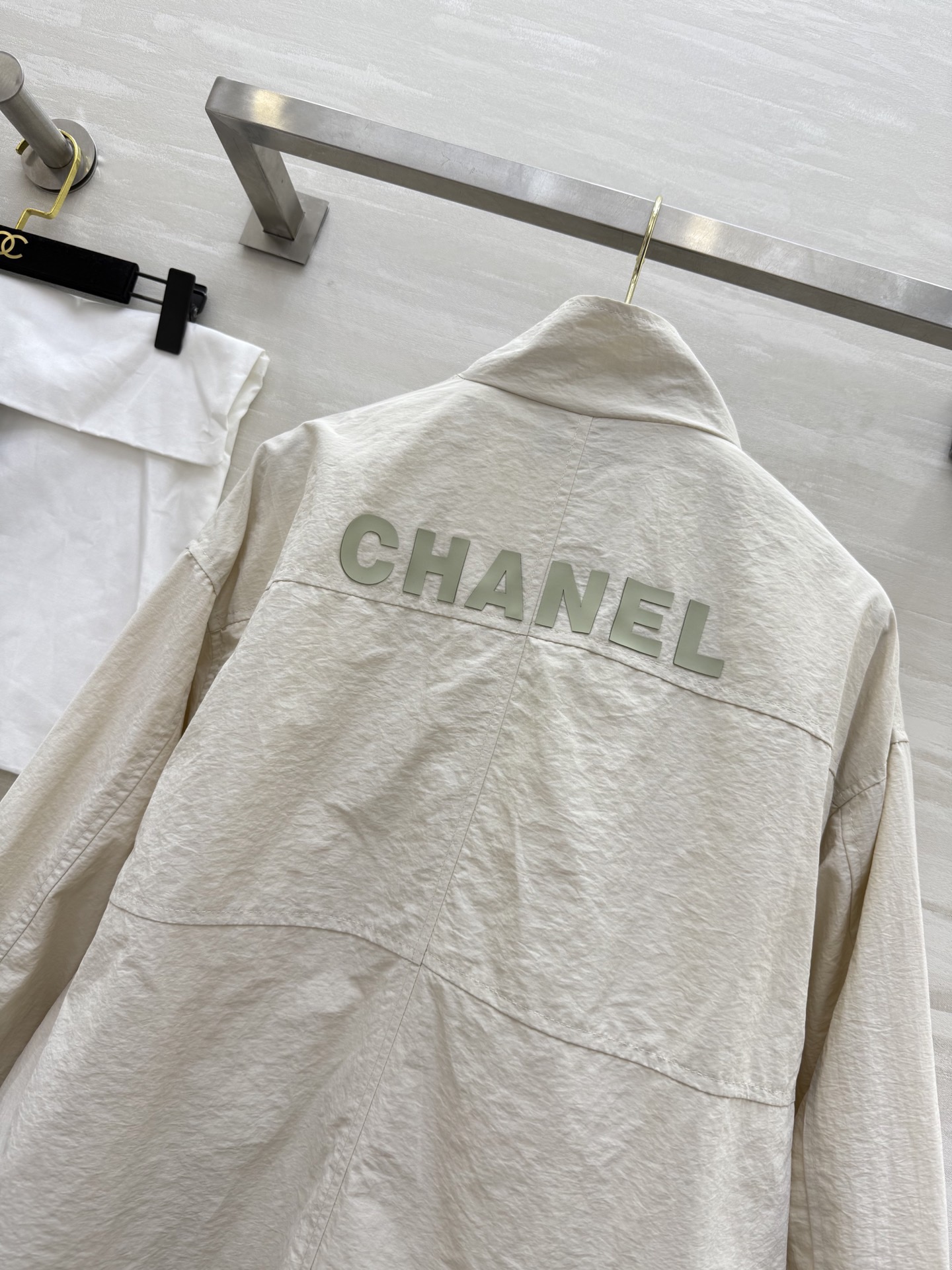 #Chane♡新款 中古系列中长款外套 高品质定制 现货首发 配送防尘袋size：36/38/40（36