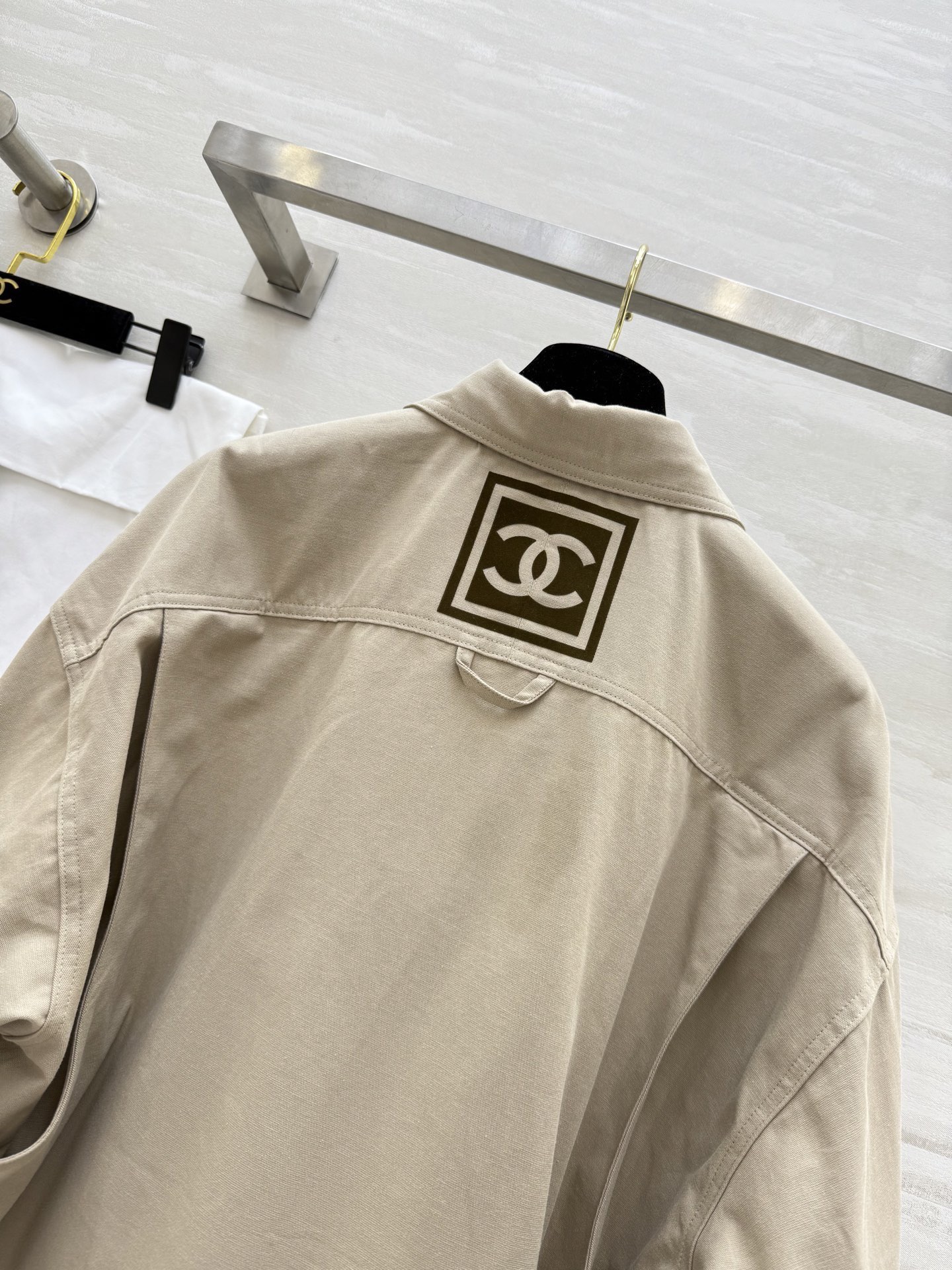 #Chane♡新款 中古系列 翻领口袋外套 高品质定制 现货首发size：36/38/40（36码肩宽：