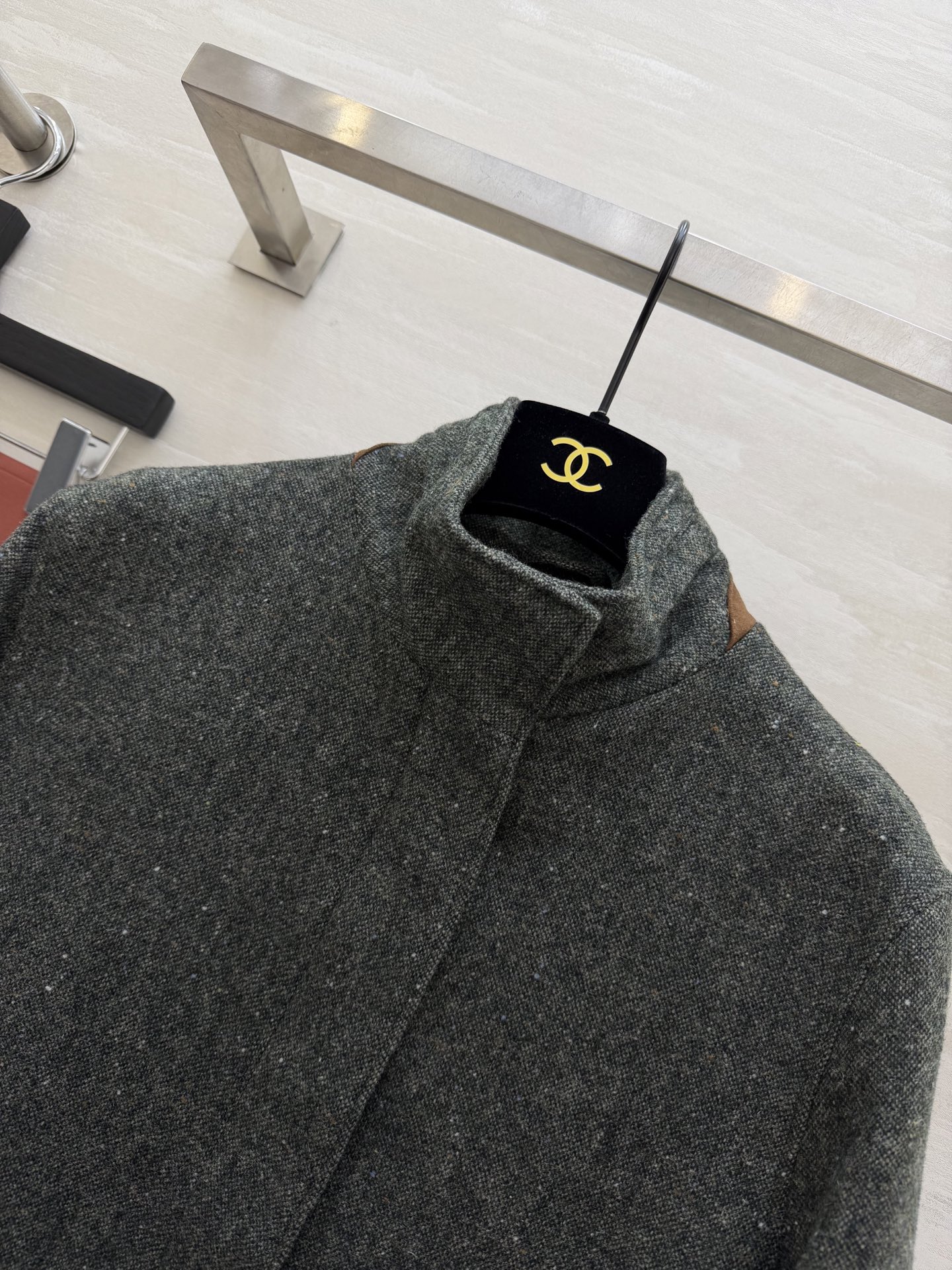 #Loro Pian♡²⁶早春新款 Voyager旅行外套 混色羊毛花纱肌理自带高级感 立领设计利落大方