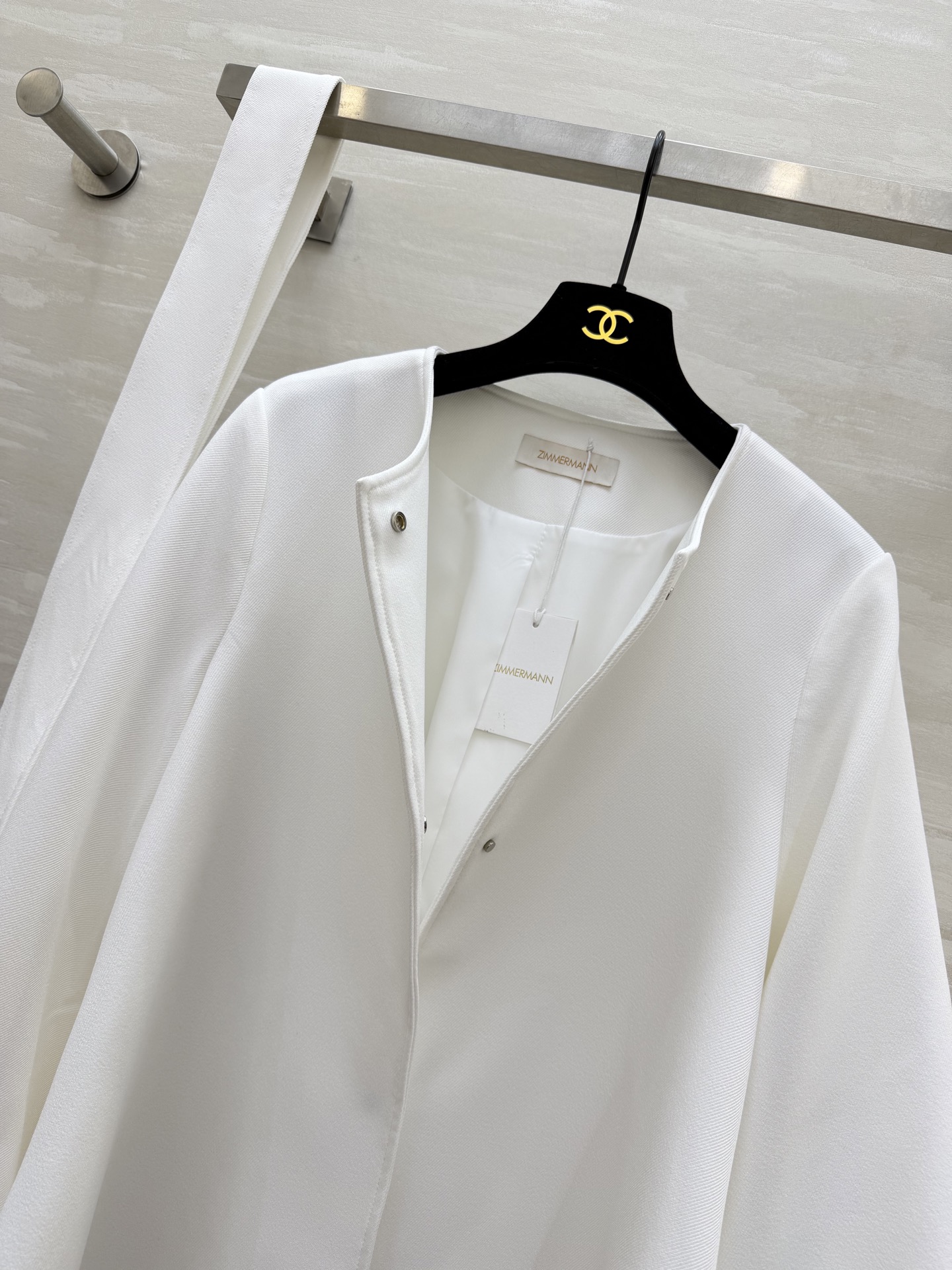 #ZIMMERMAN♡²⁶春夏新款 灯笼袖收腰外套 温柔到骨子里的氛围感外套✨极简圆领+利落剪裁 自带高