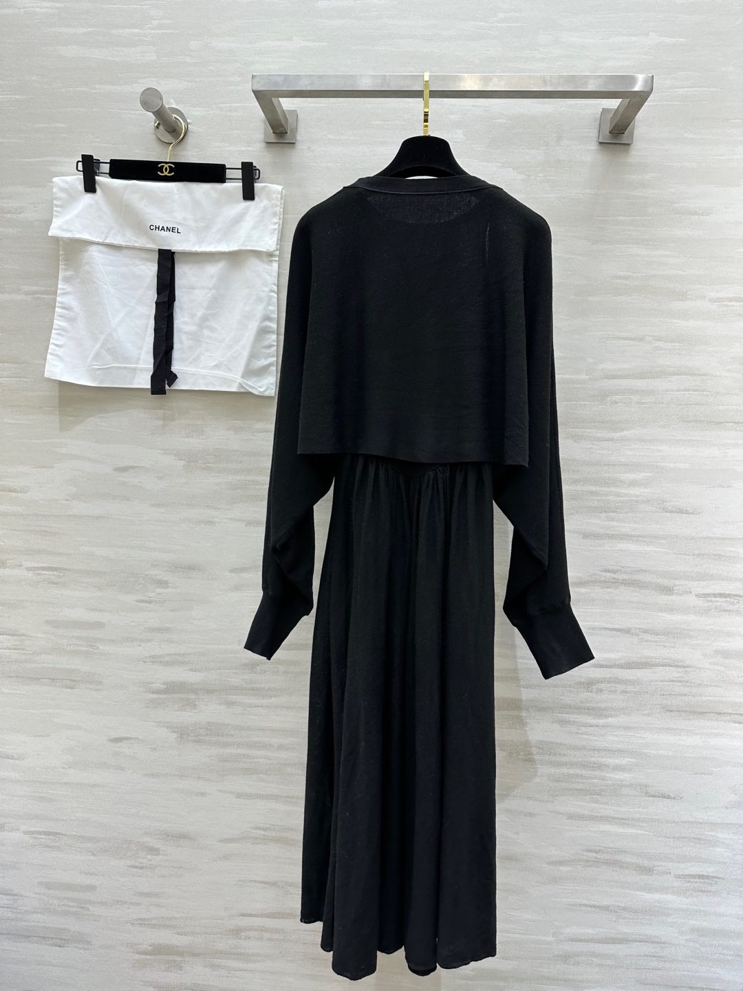 #CHANE♡早春新款 羊毛两件套连衣裙 优雅大方 名媛气质十足 高品质 配送防尘袋 现货首发size：