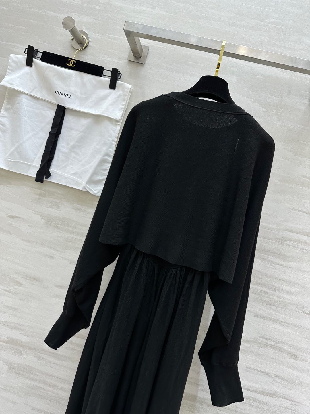 #CHANE♡早春新款 羊毛两件套连衣裙 优雅大方 名媛气质十足 高品质 配送防尘袋 现货首发size：
