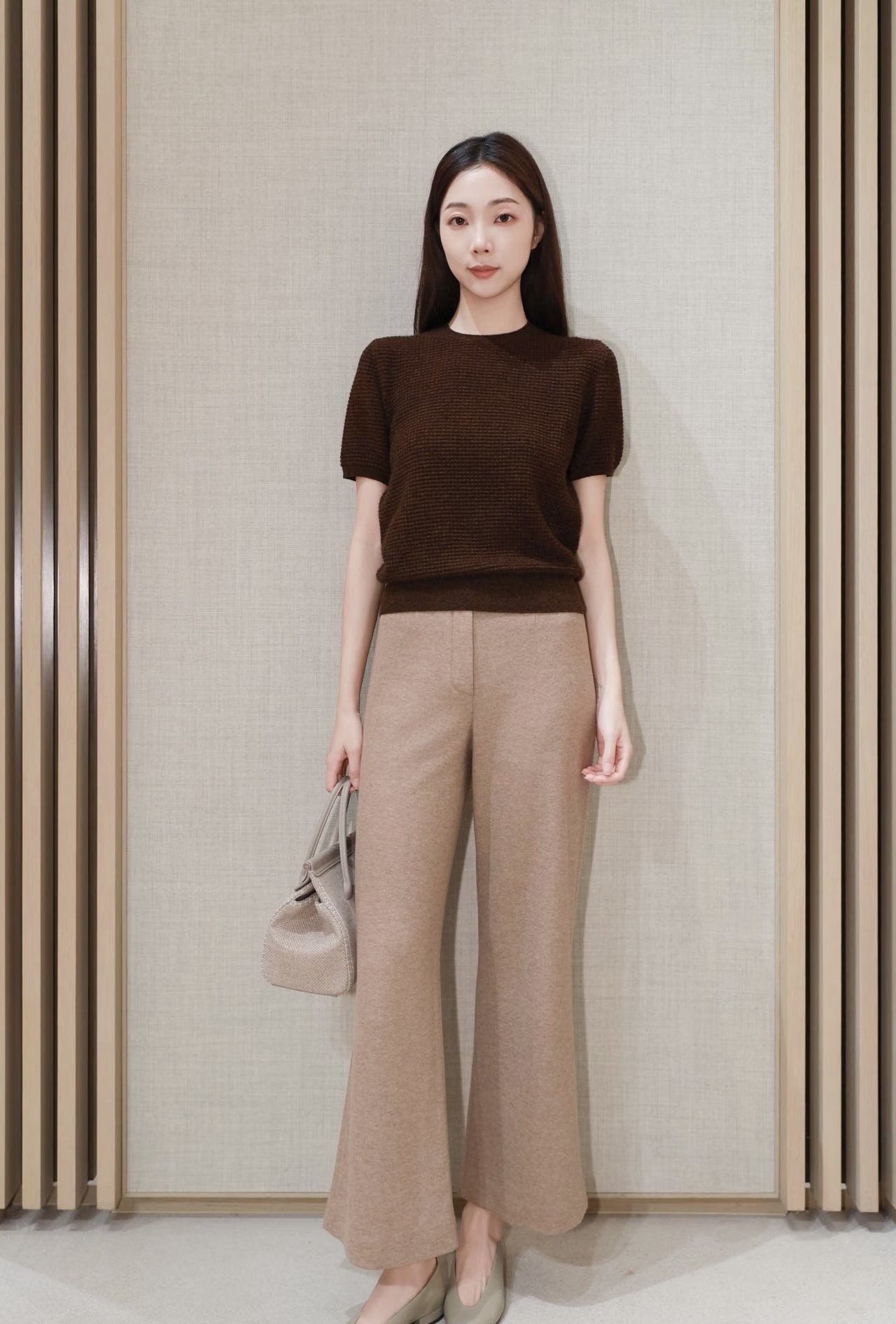 #Loro piana♡²⁶ssS 胶囊系列 圆领短袖提花 针织纯色羊绒短袖上衣 高品质定制 现货首发s