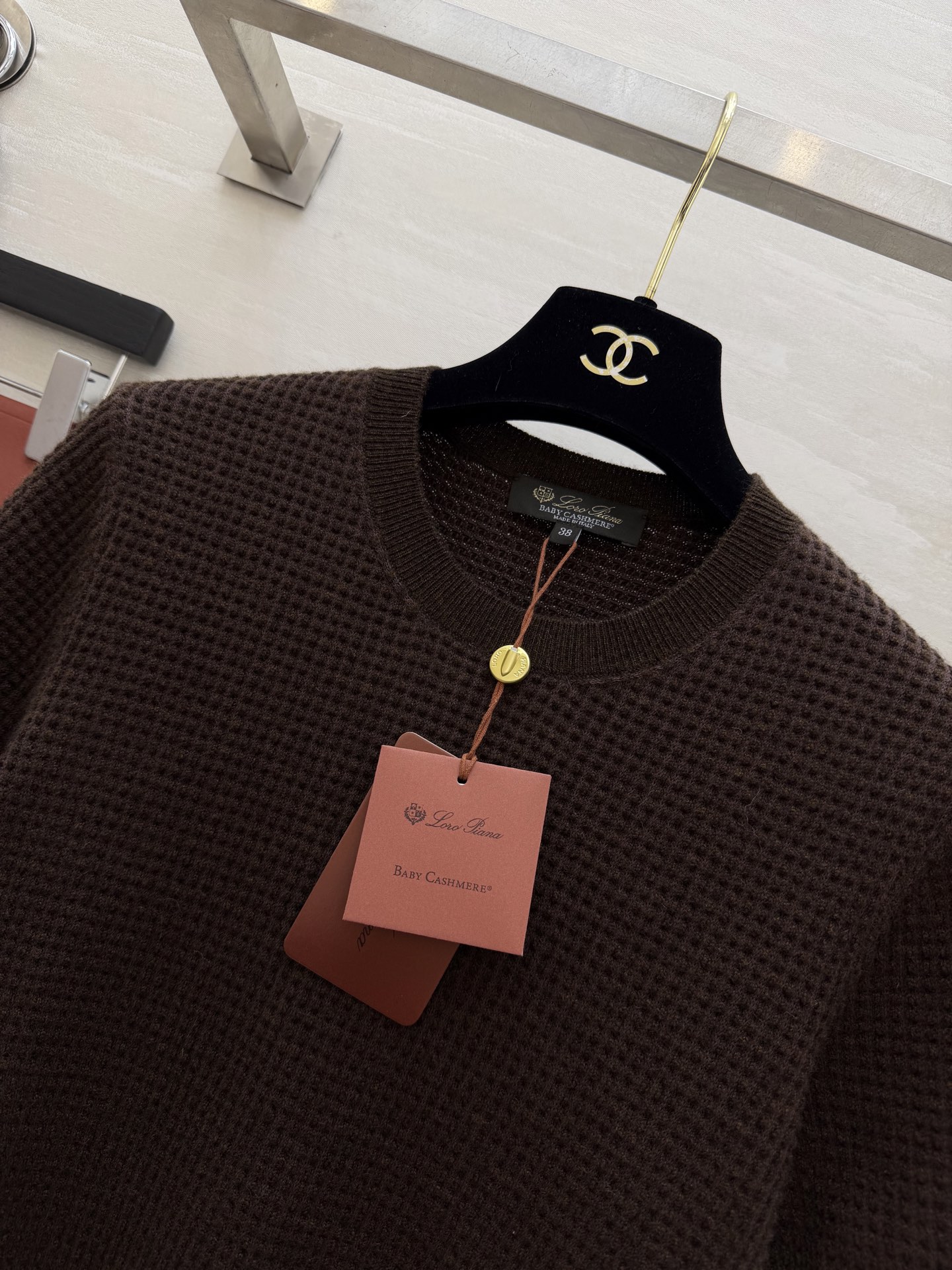 #Loro piana♡²⁶ssS 胶囊系列 圆领短袖提花 针织纯色羊绒短袖上衣 高品质定制 现货首发s