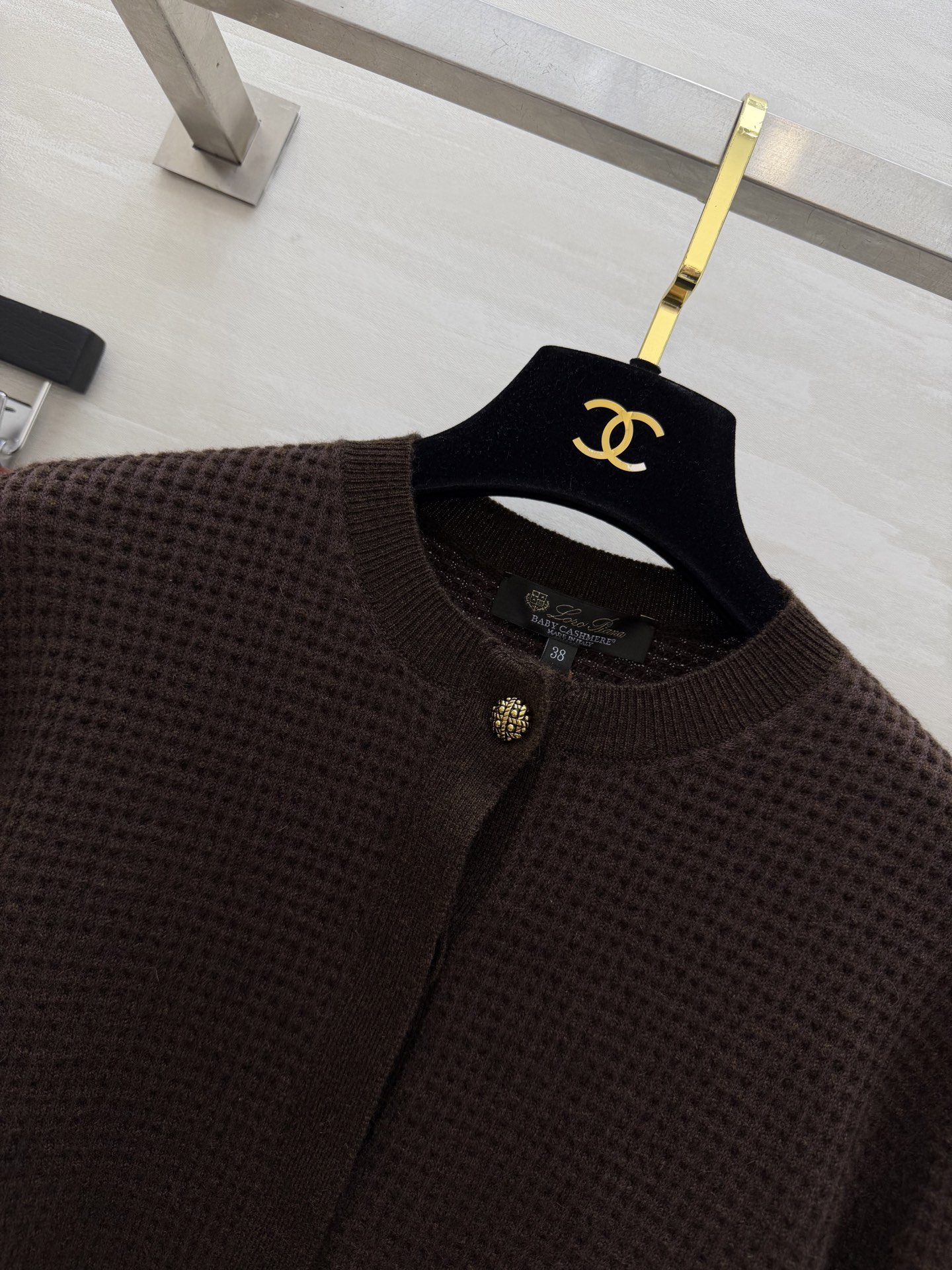 #Loro piana♡²⁶ssS 胶囊系列 圆领长袖提花 针织纯色羊绒开衫外套 高品质定制 现货首发s