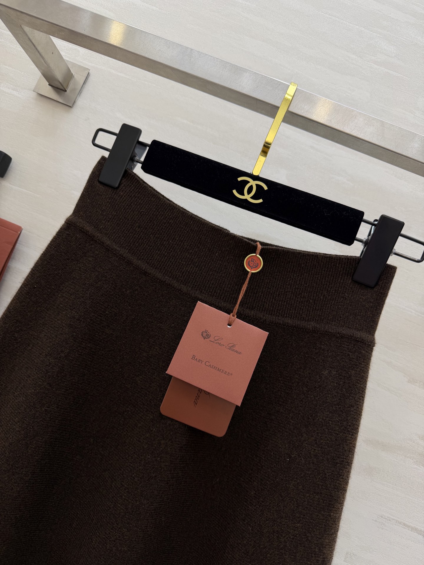 #Loro piana♡²⁶ssS 胶囊系列 提花针织纯色羊绒半裙 高品质定制 现货首发size：S/M