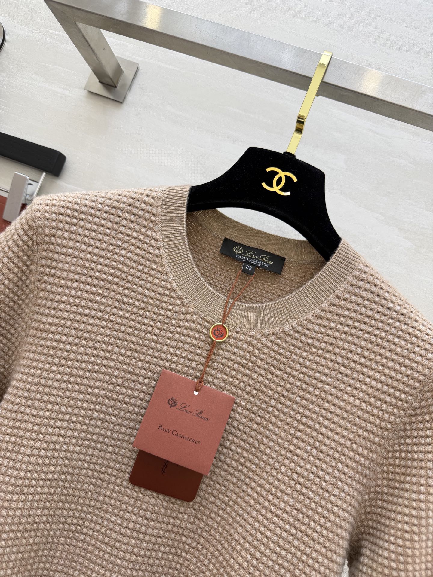 #Loro piana♡²⁶ssS 胶囊系列 圆领短袖提花 针织纯色羊绒短袖上衣 高品质定制 现货首发s