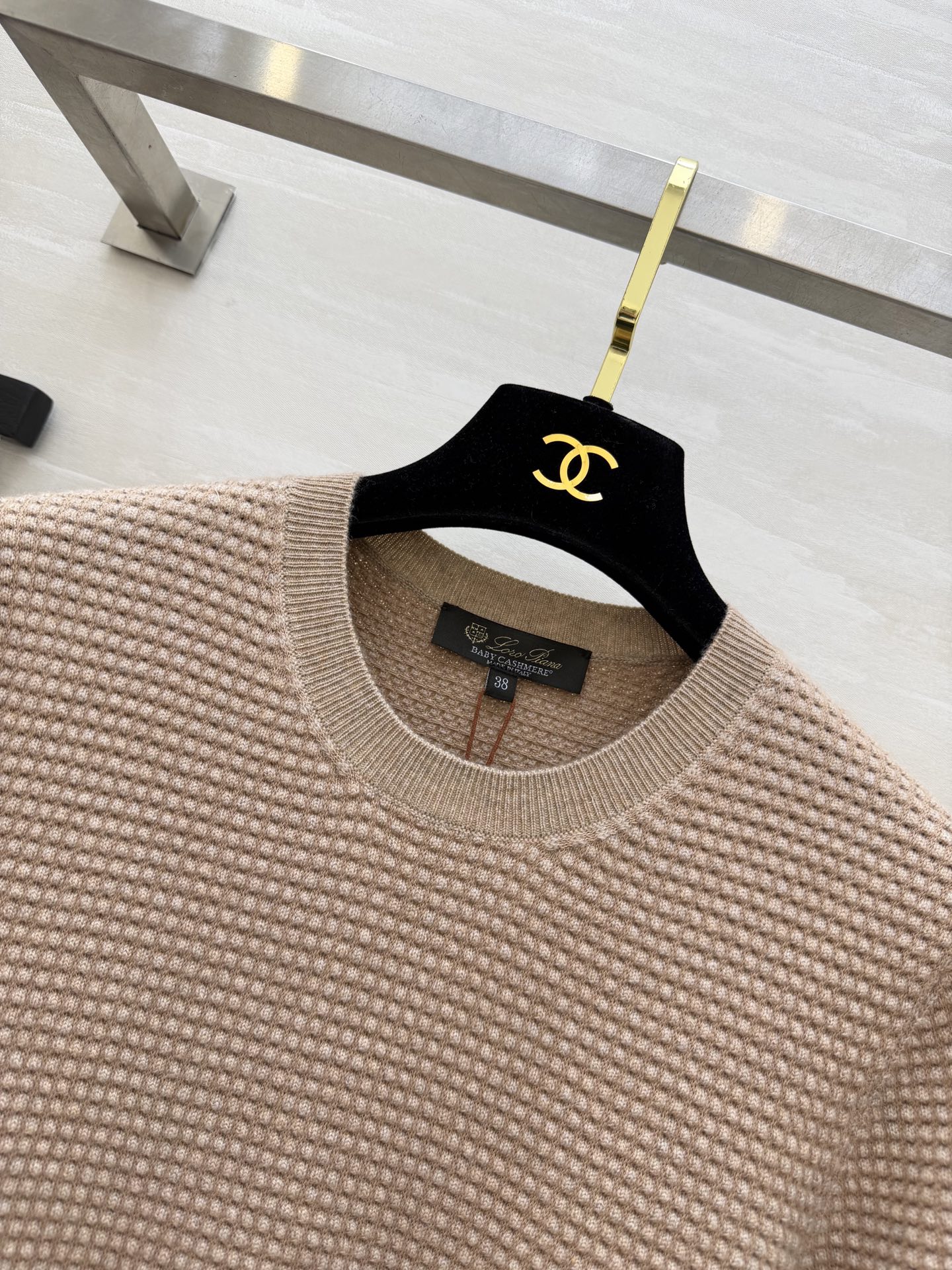 #Loro piana♡²⁶ssS 胶囊系列 圆领短袖提花 针织纯色羊绒短袖上衣 高品质定制 现货首发s