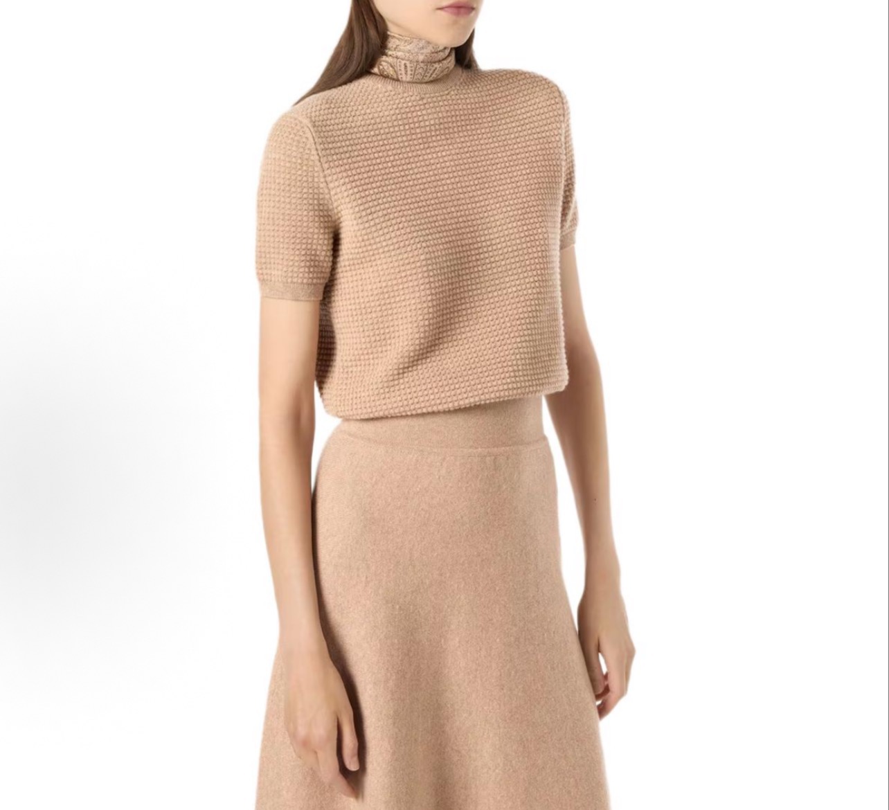 #Loro piana♡²⁶ssS 胶囊系列 提花针织纯色羊绒半裙 高品质定制 现货首发size：S/M