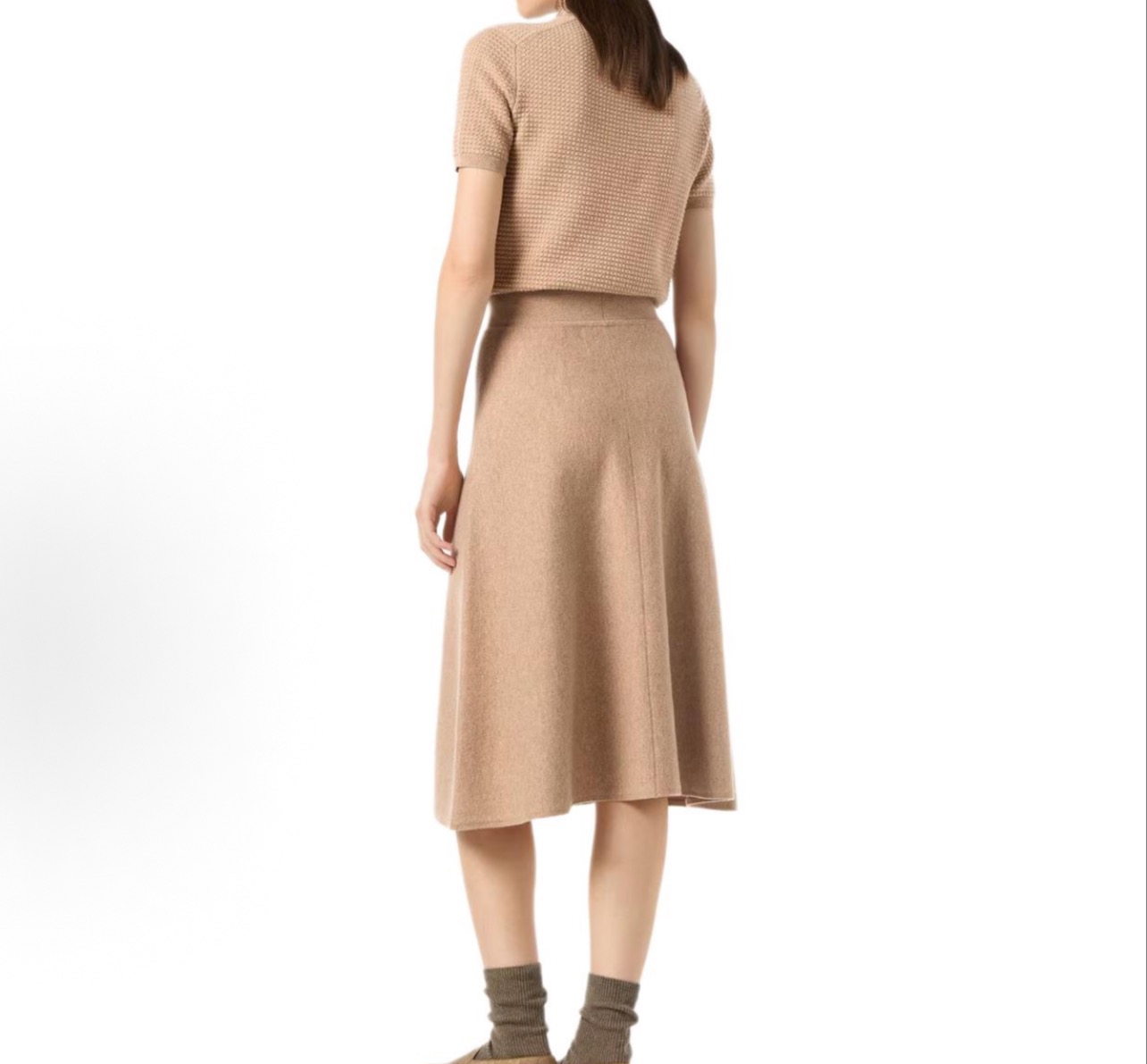 #Loro piana♡²⁶ssS 胶囊系列 提花针织纯色羊绒半裙 高品质定制 现货首发size：S/M